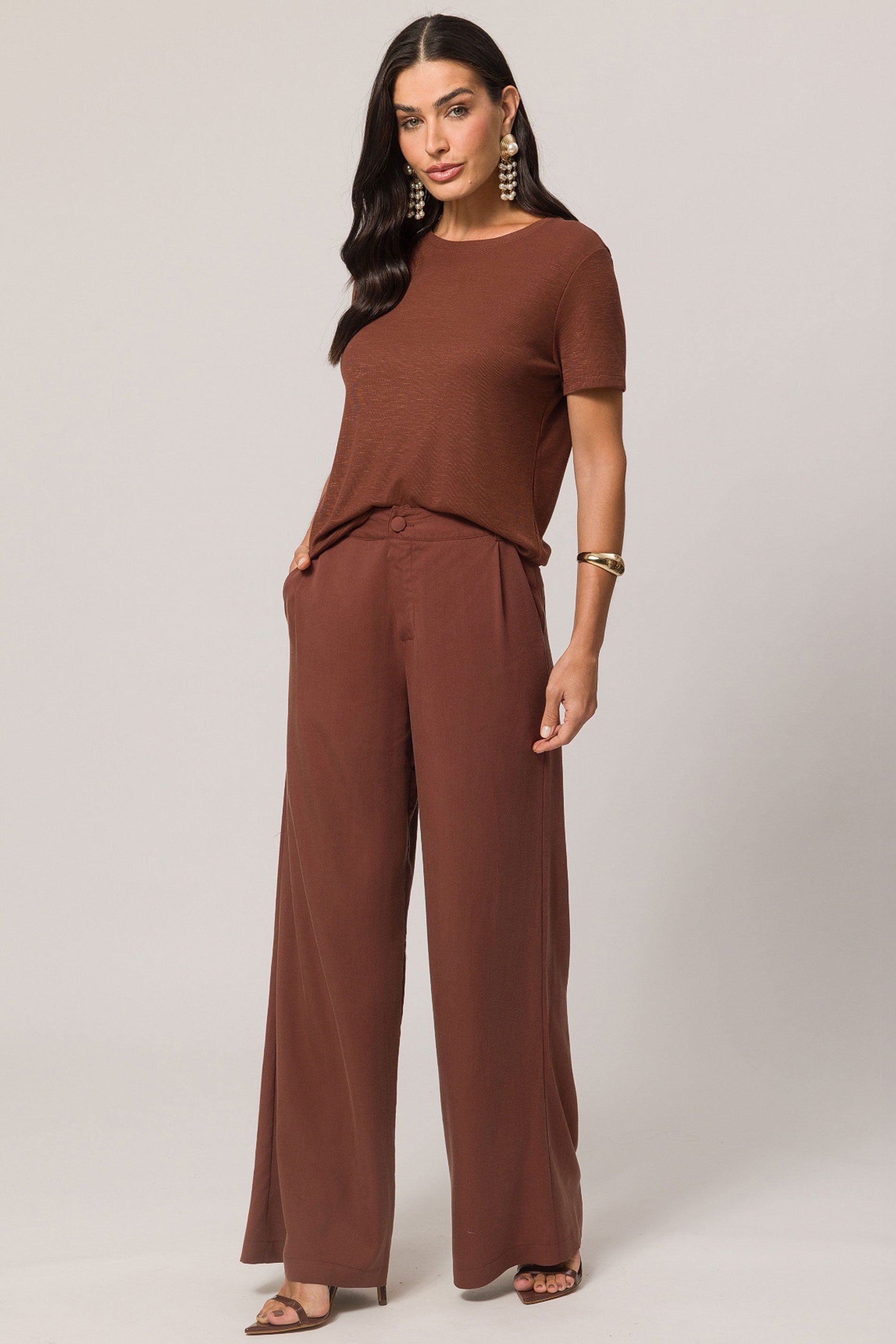 T-shirt Soft Garden em Tricot Flamê