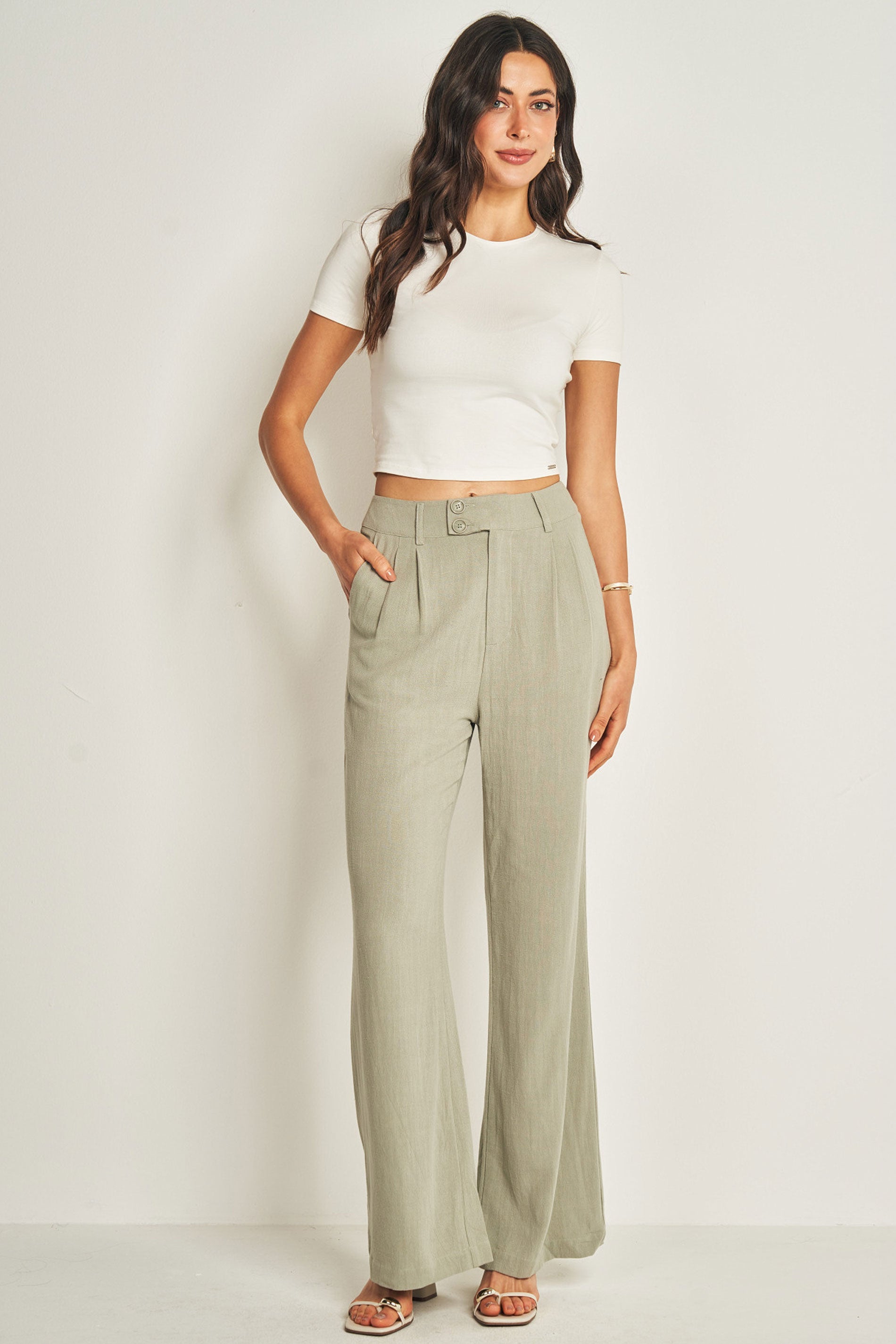 Blusa de manga curta em algodão com elastano