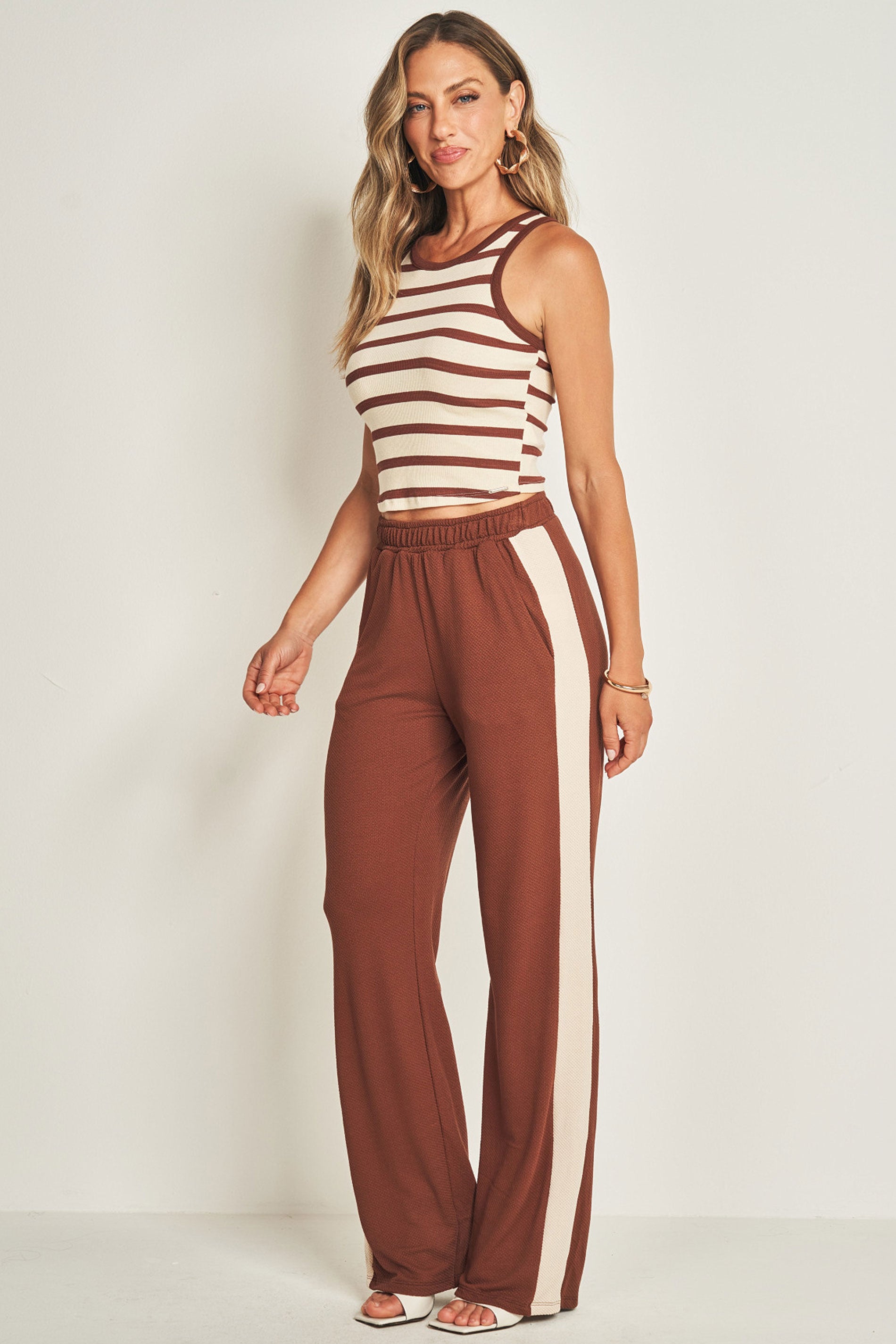 Blusa Brisamar Canelada Listrada