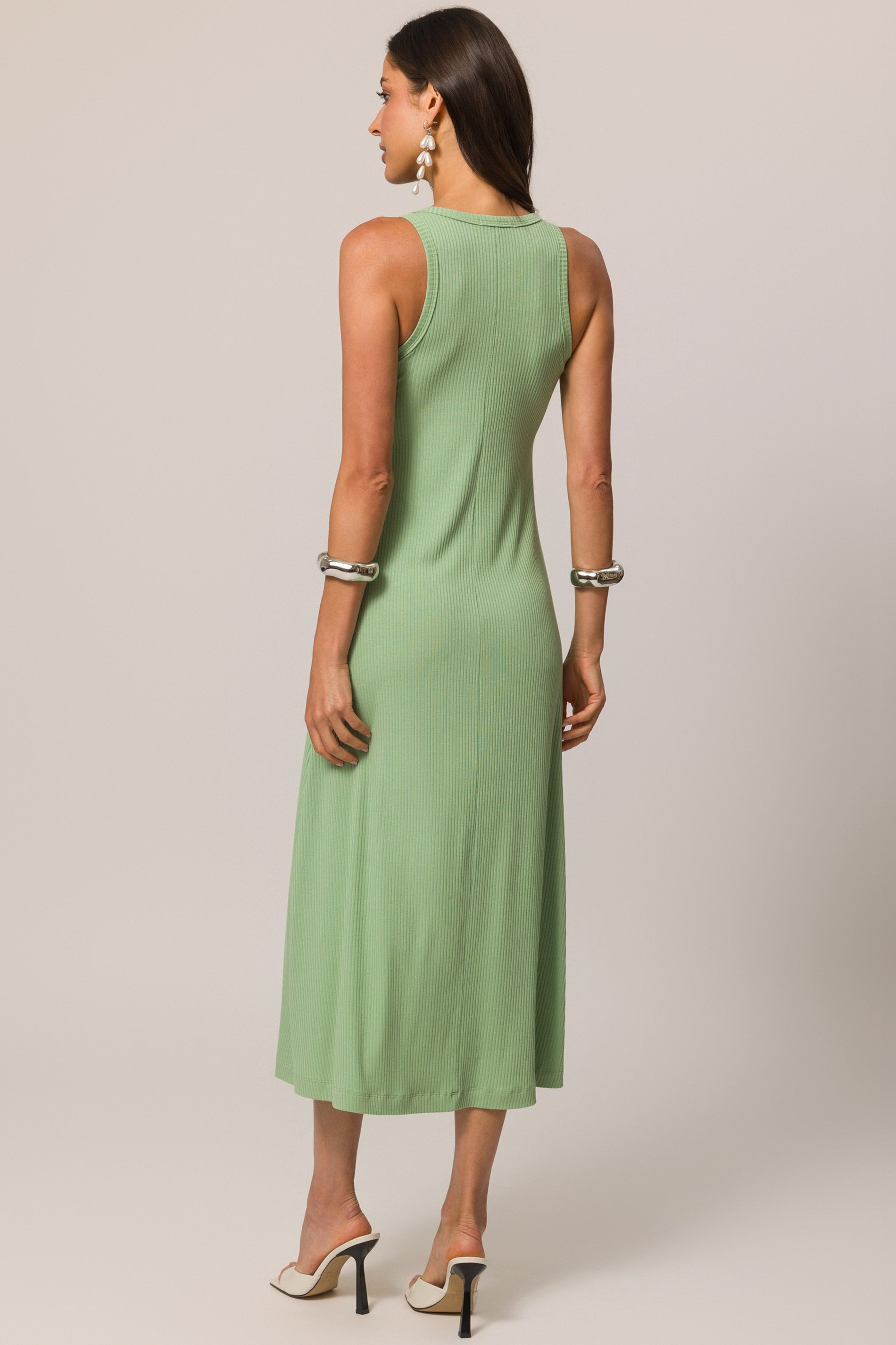 Vestido Longo Boho em Ribana Listrada