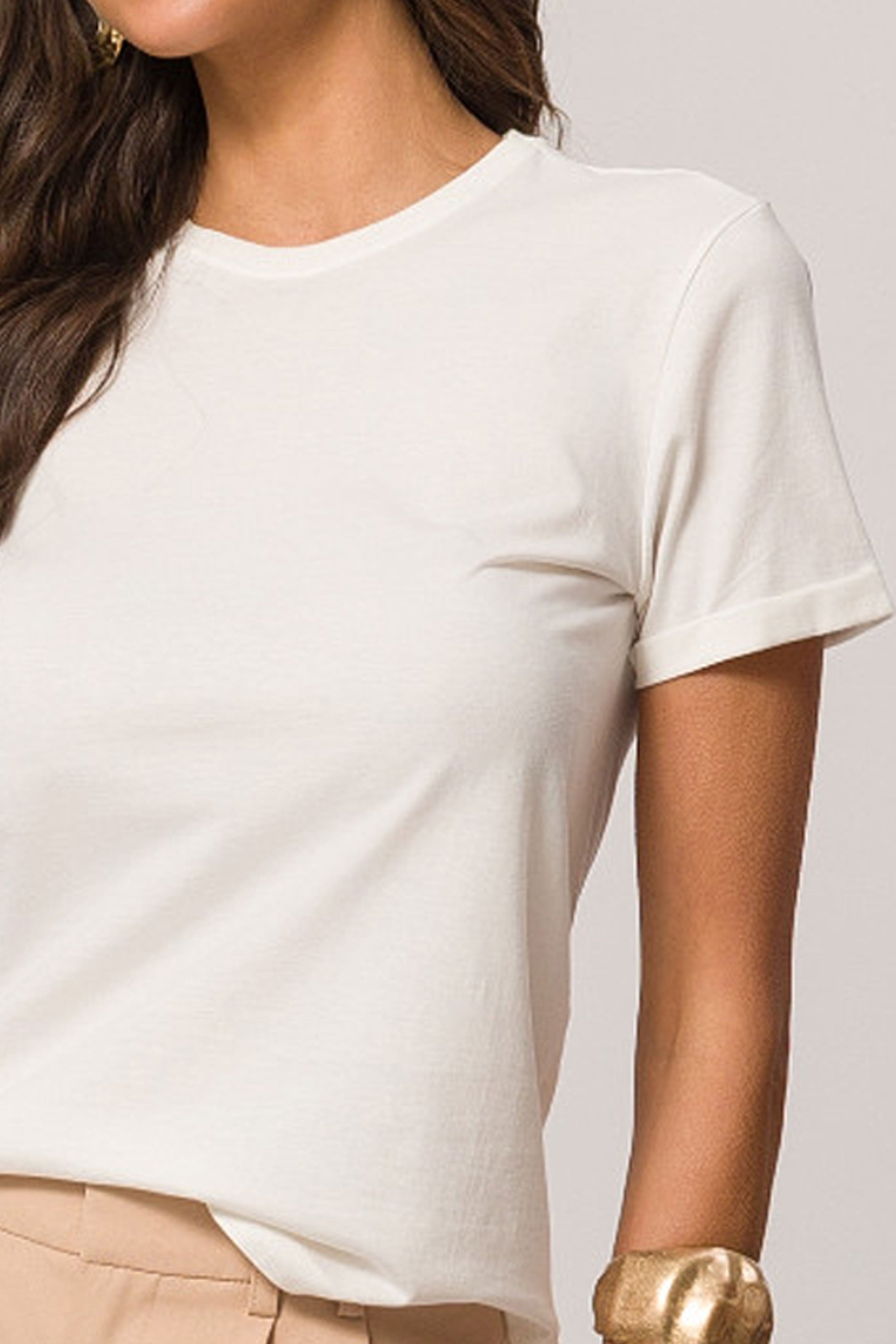 T-shirt Retrô Glam em Malha