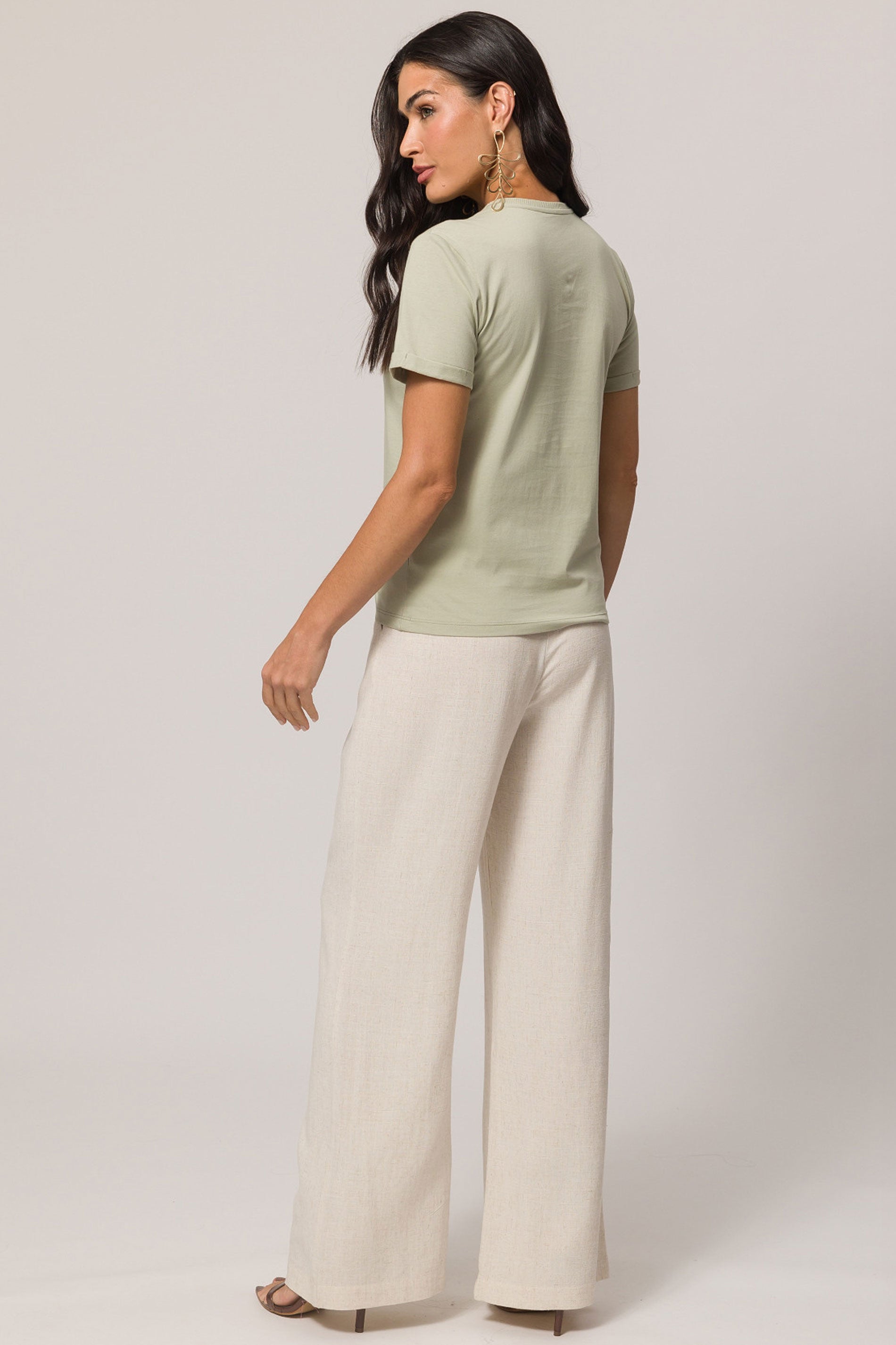 T-shirt Retrô Glam em Malha