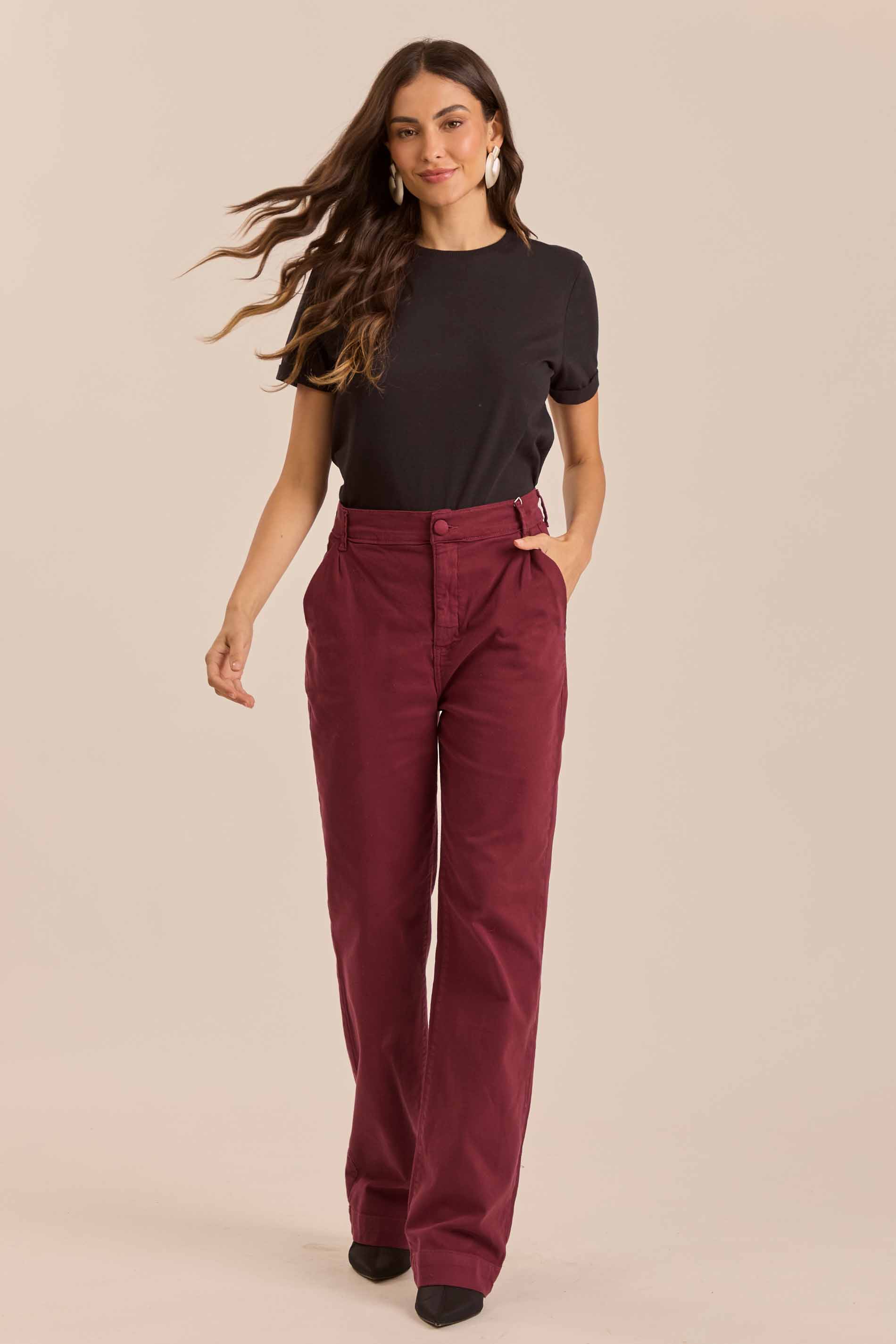 T-shirt Retrô Glam em Malha