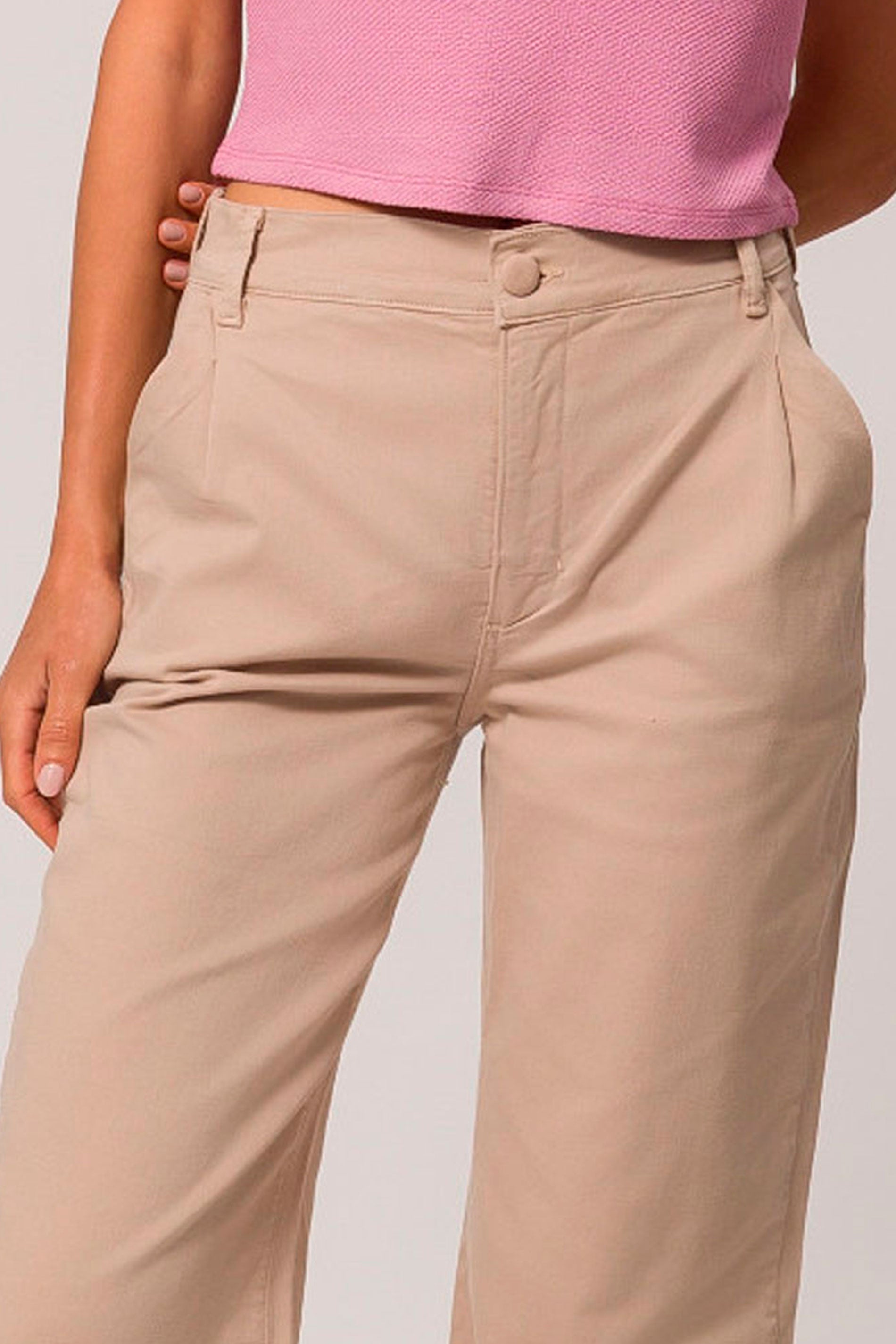 Calça Peônia em sarja com elastano