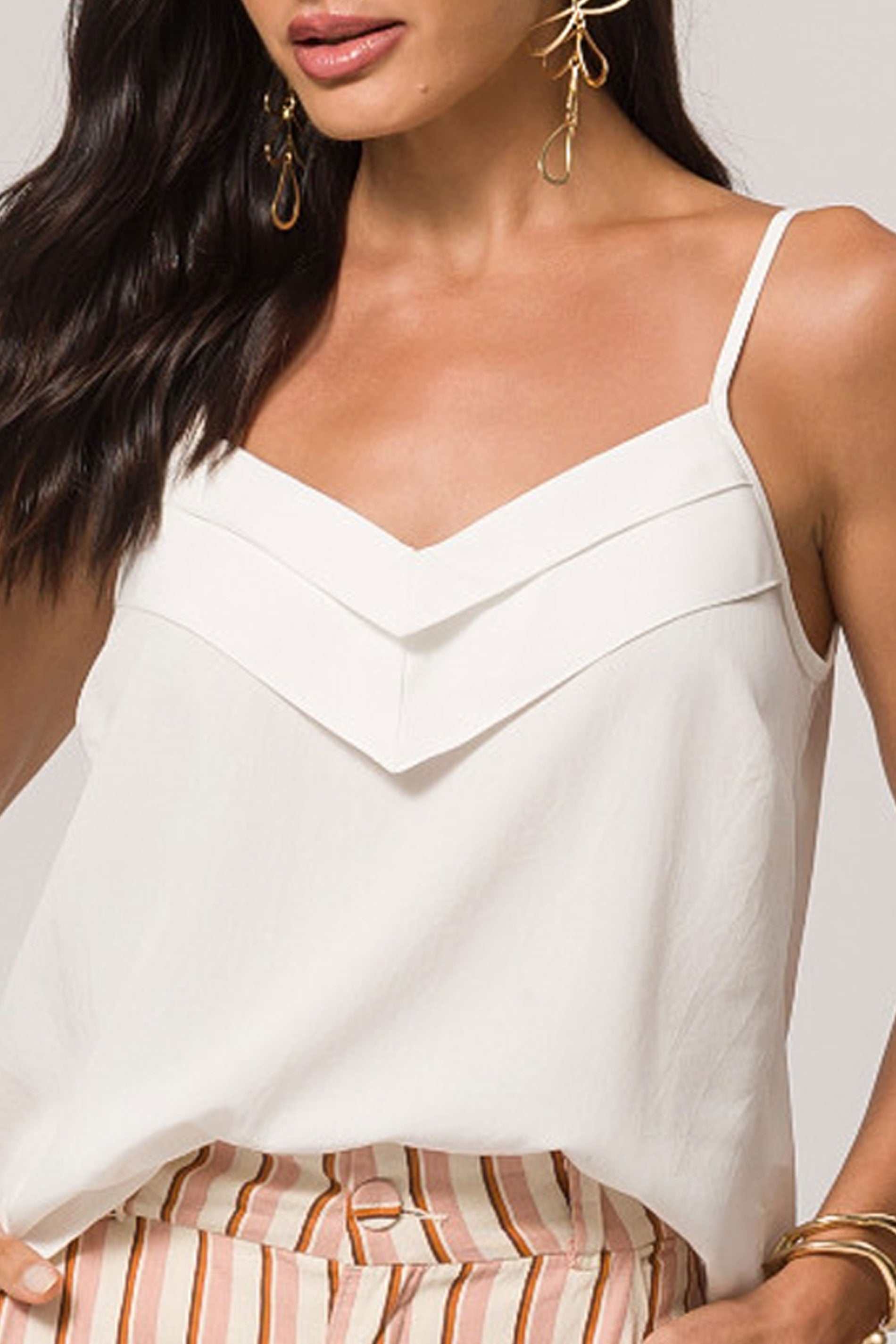 Blusa de Alça em Plano Viscose