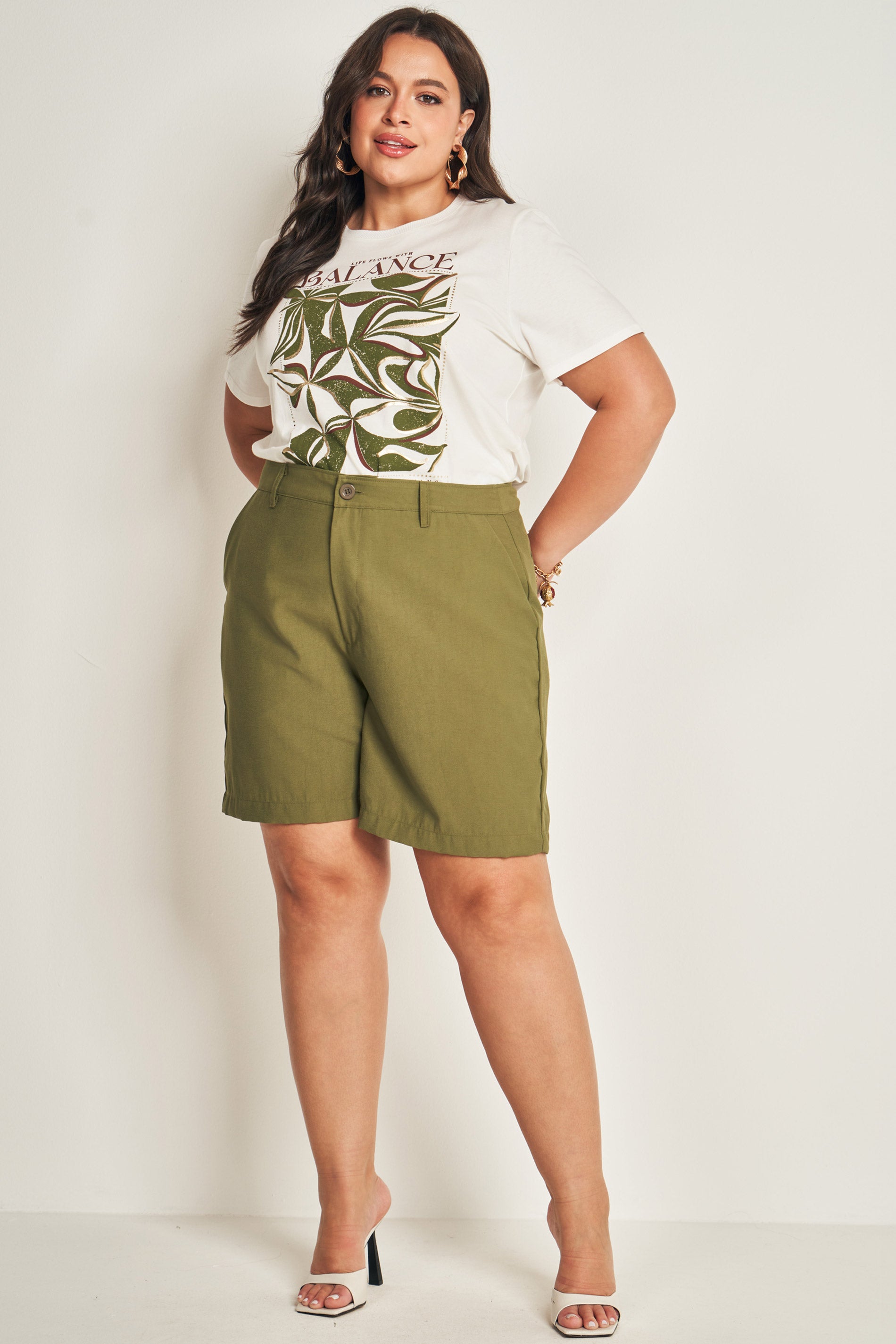 Bermuda em sarja sartorial