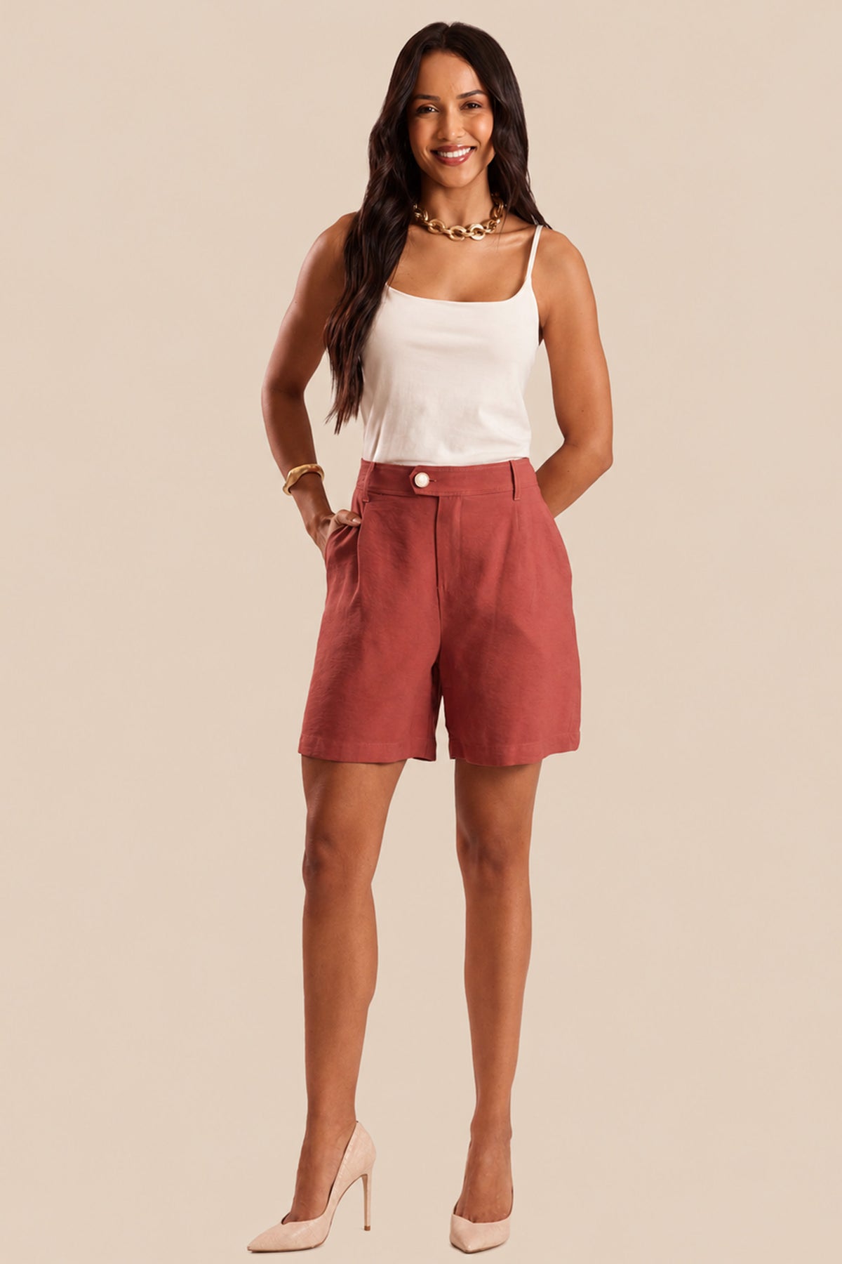 Blusa de Alça em Malha Cotton Miragem - Doce Trama