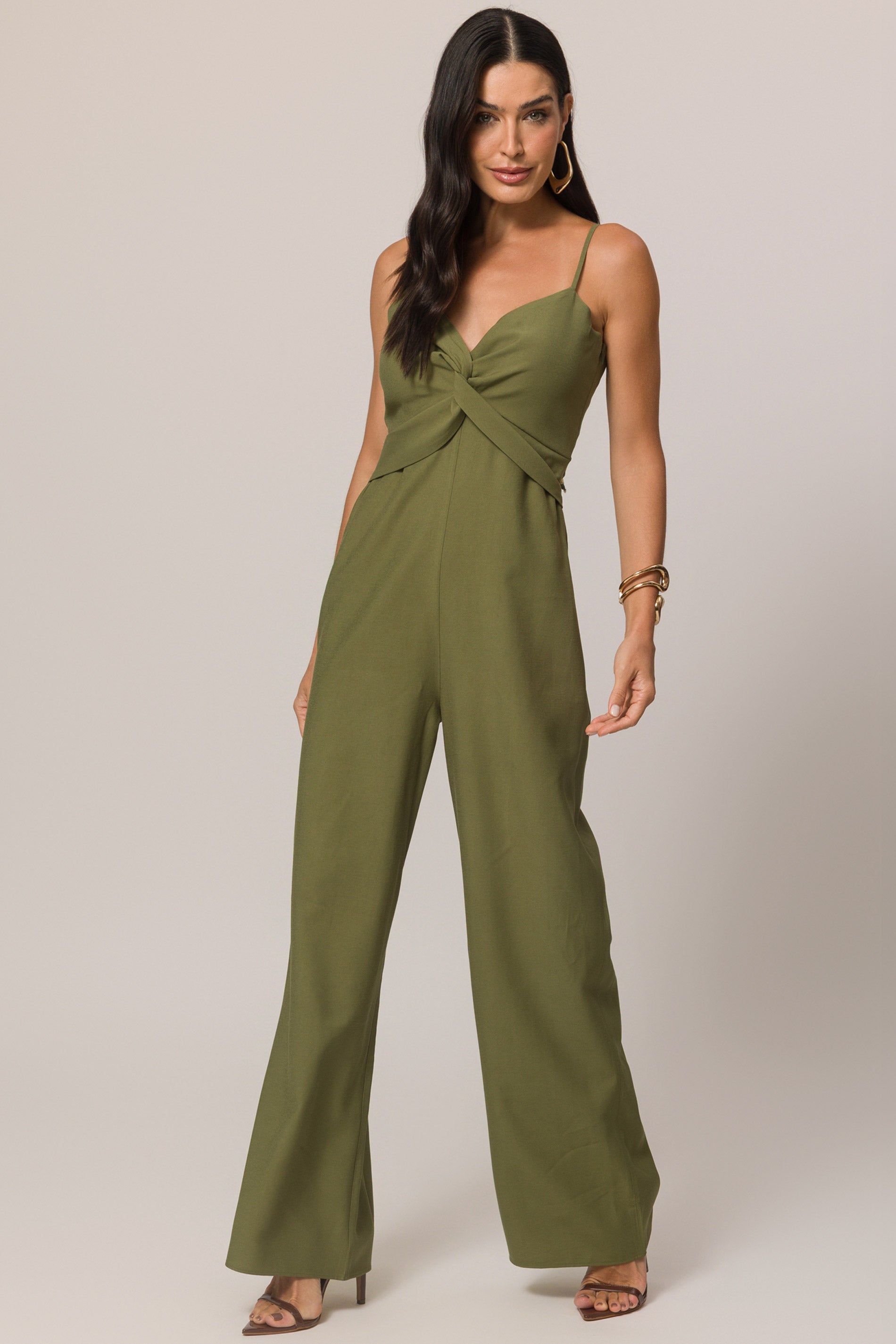 Macacão de alça com amarração