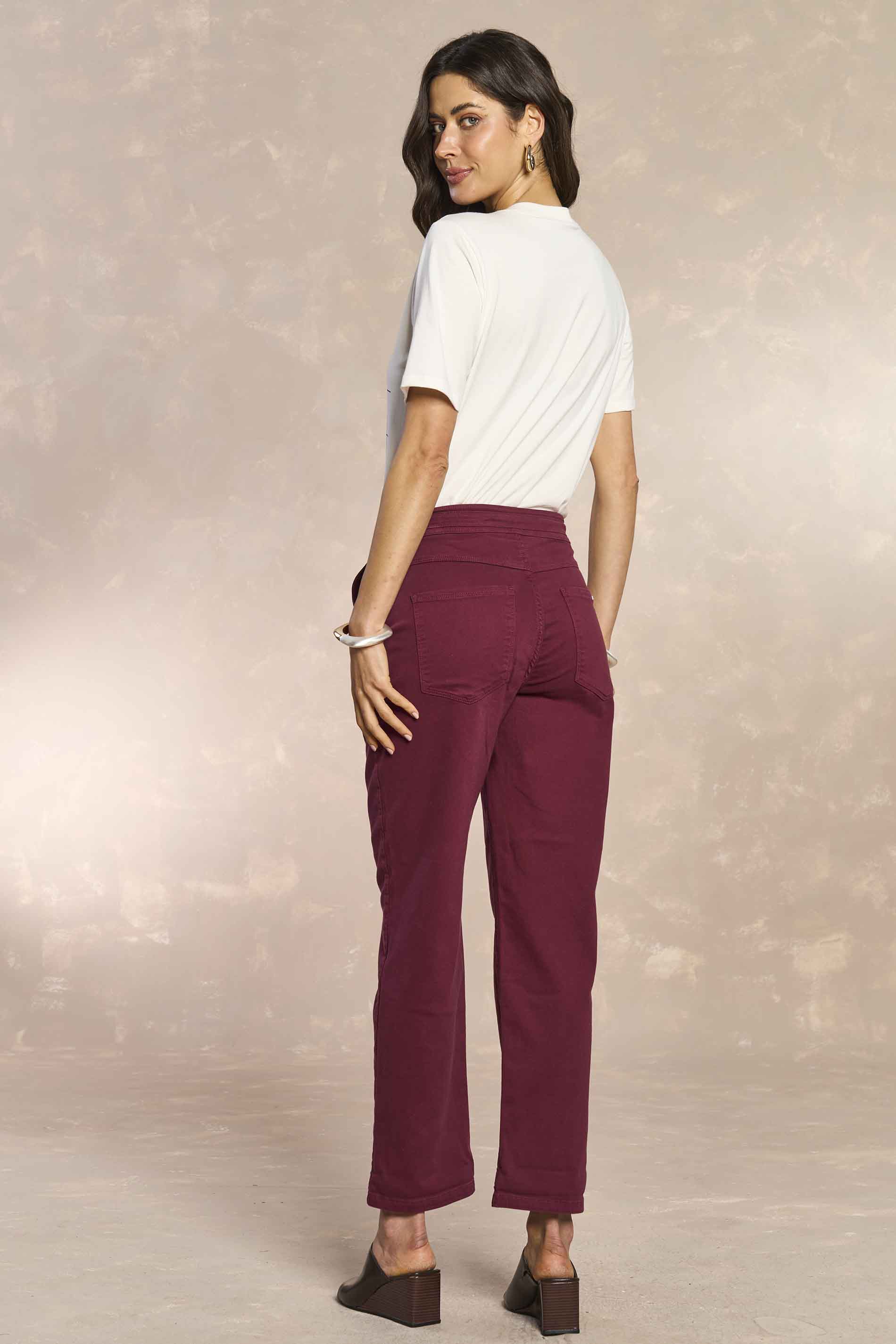 Calça Boyfriend Cozy Winter em Sarja