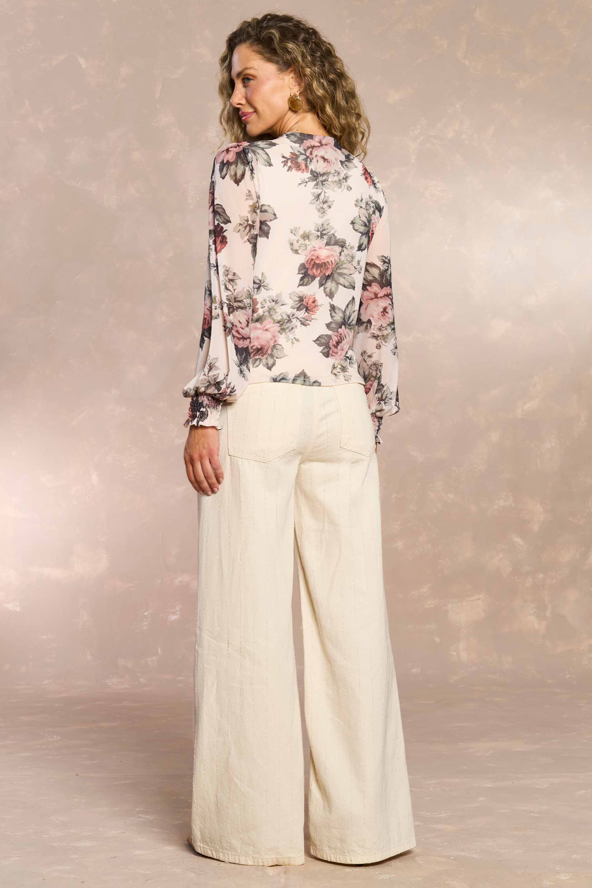 Calça Jardim Decor em Sarja