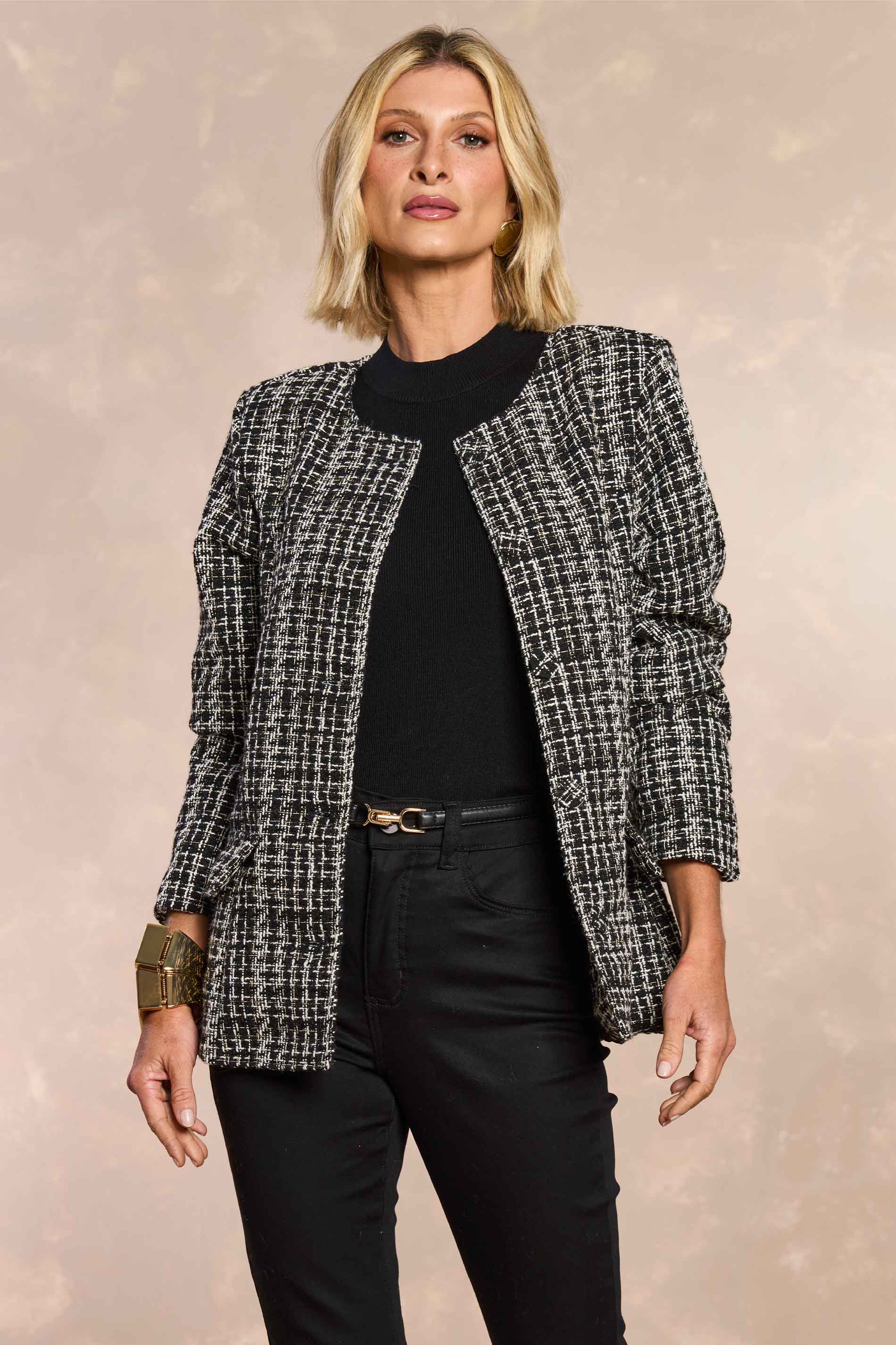 Casaco Urban Desire em Tweed