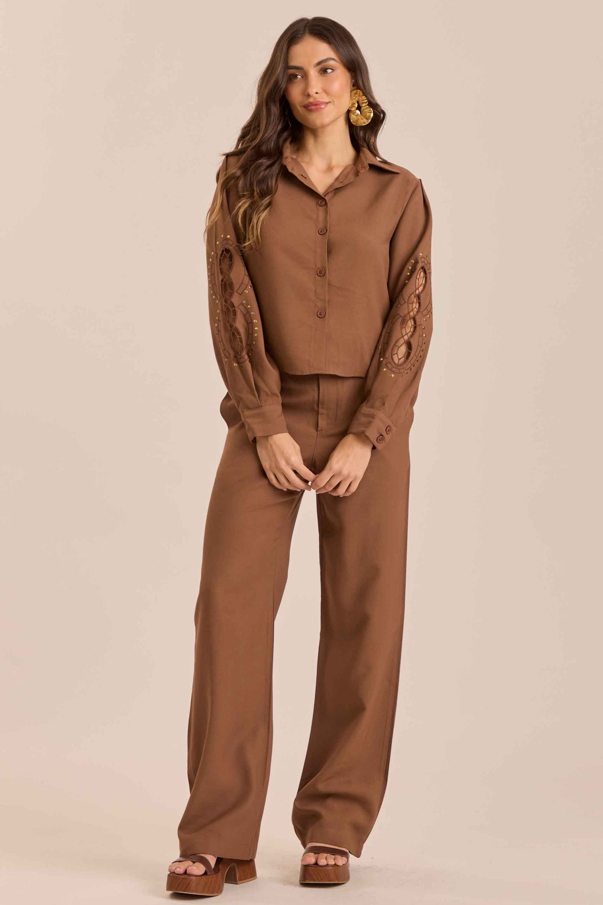 Camisa Jardim Decor em Alfaiataria