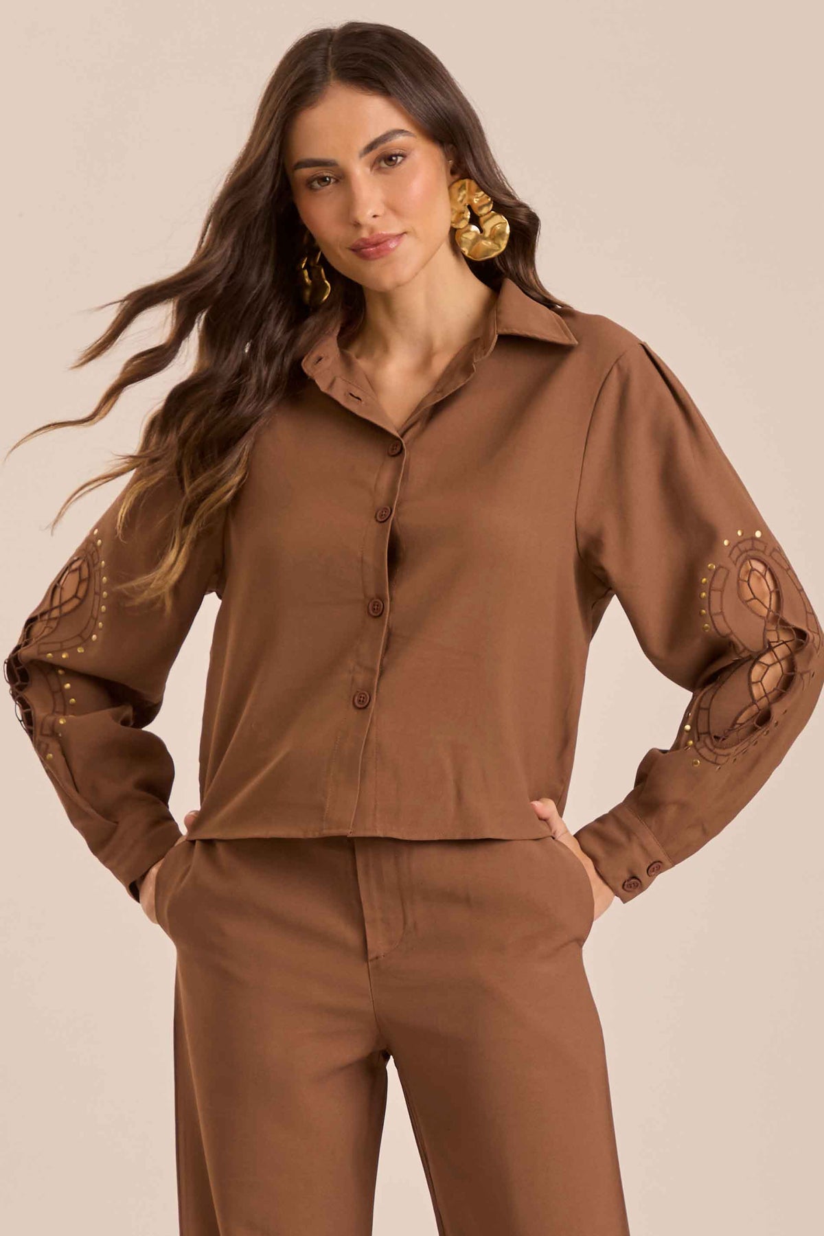 Camisa Jardim Decor em Alfaiataria