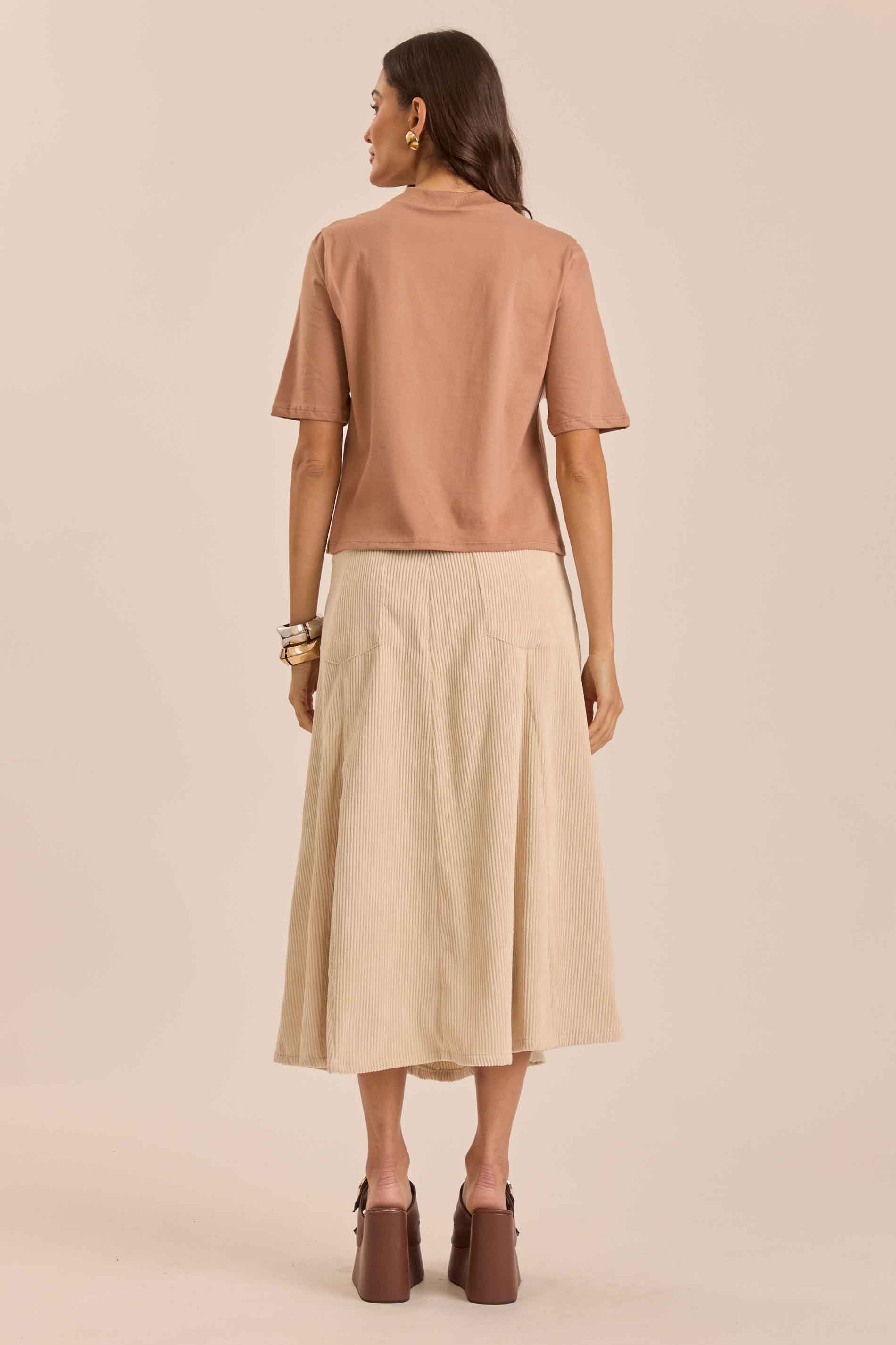 T-shirt Tropical Garden em Malha