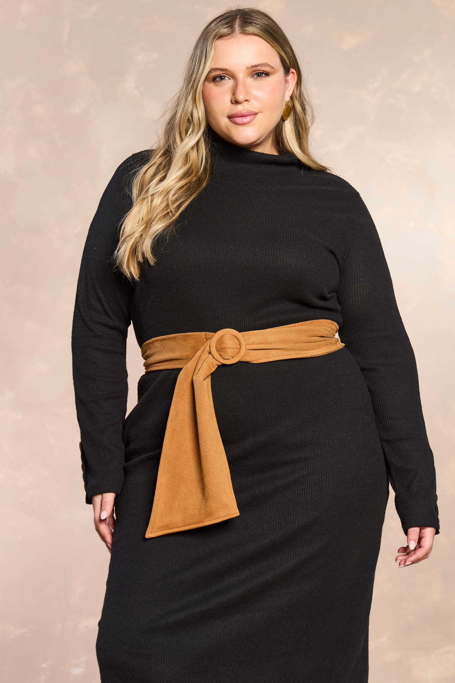 Vestido Midi Cozy Winter em Tricot