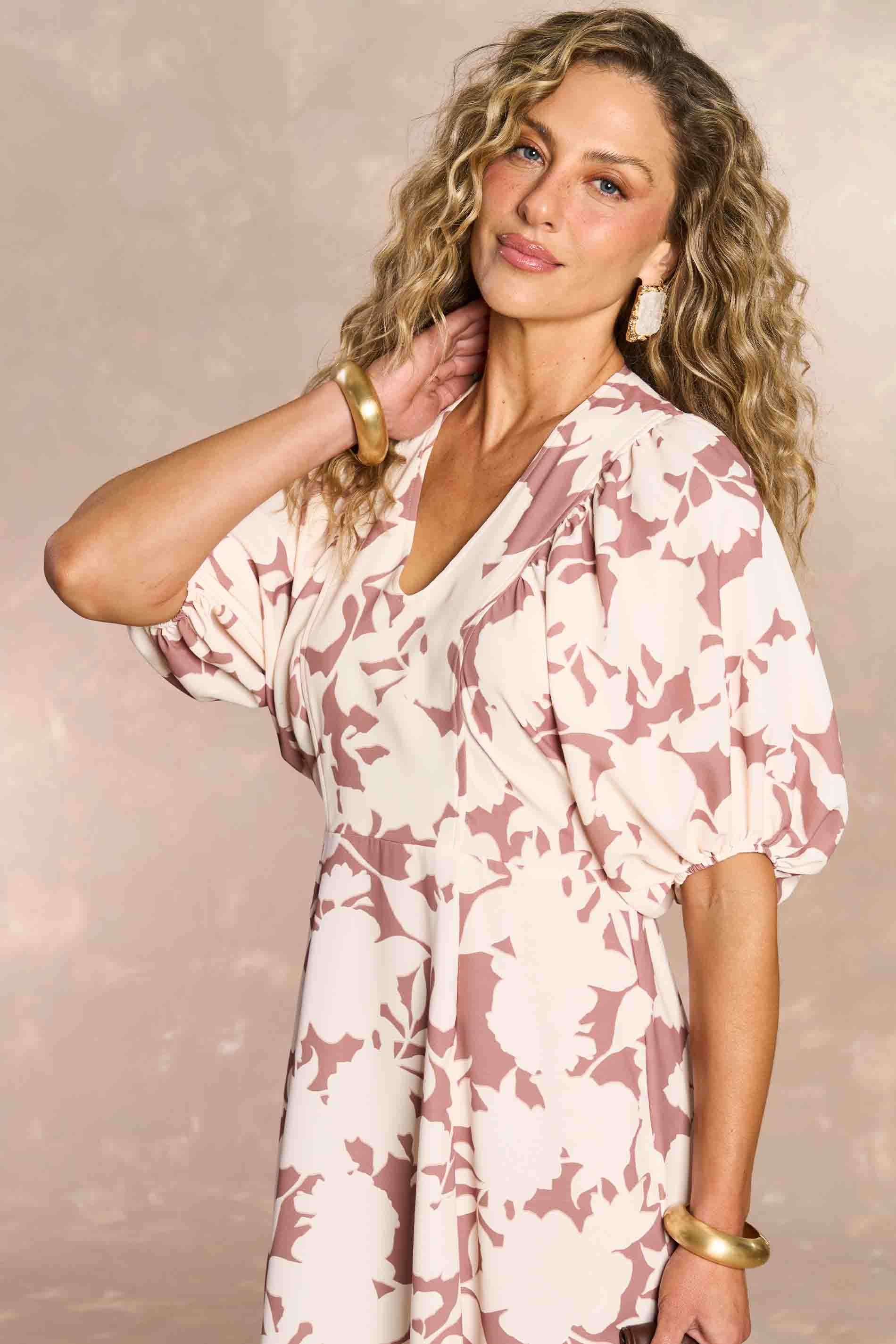 Vestido Longo Soft Garden Estampado