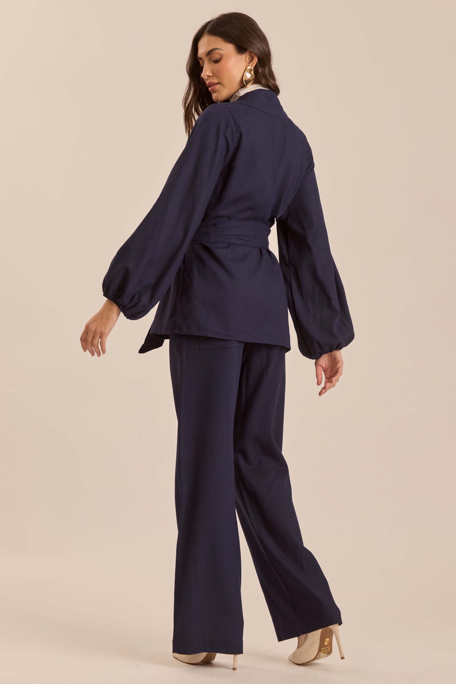 Kimono Jardim Decor em Plano Linen