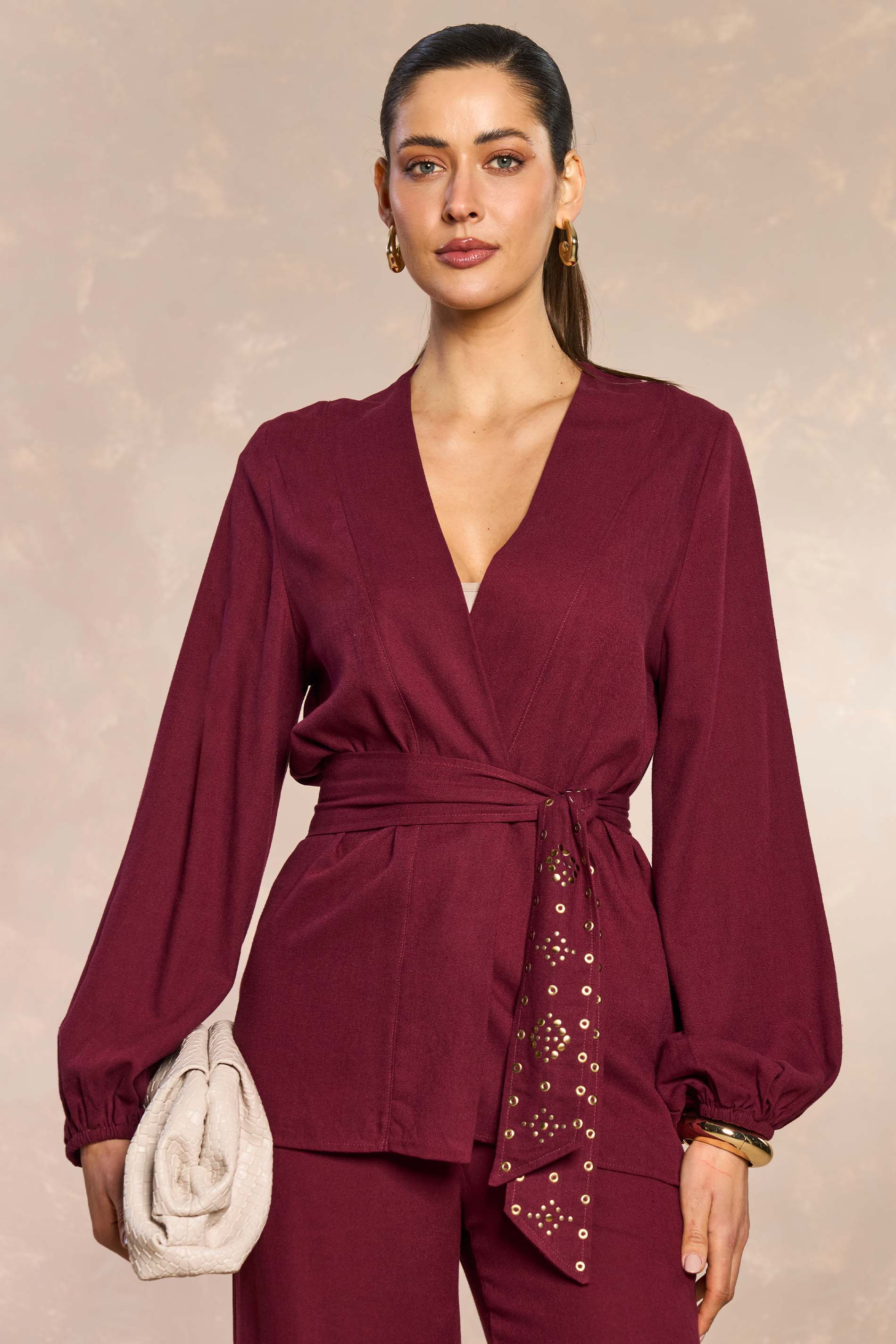 Kimono Jardim Decor em Plano Linen