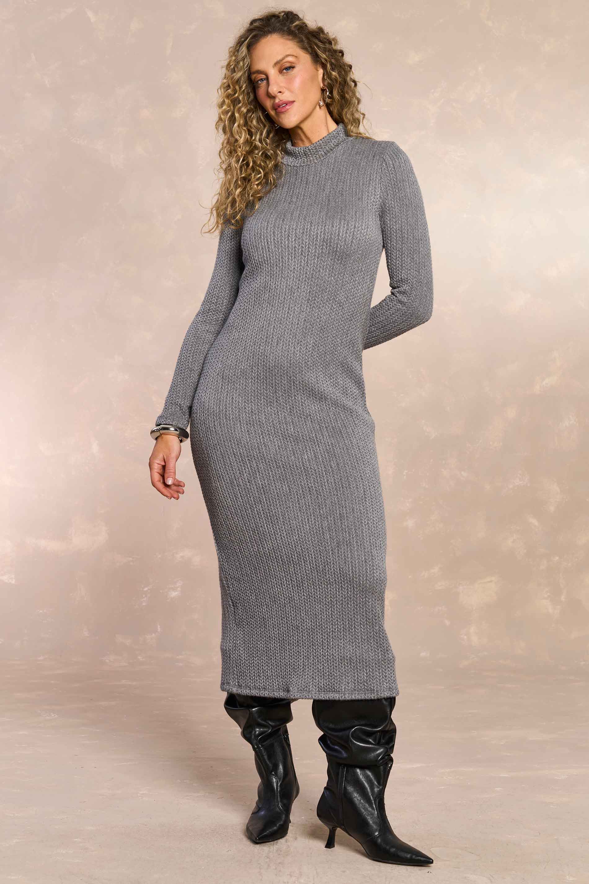 Vestido Midi Urban Desire em Tricot