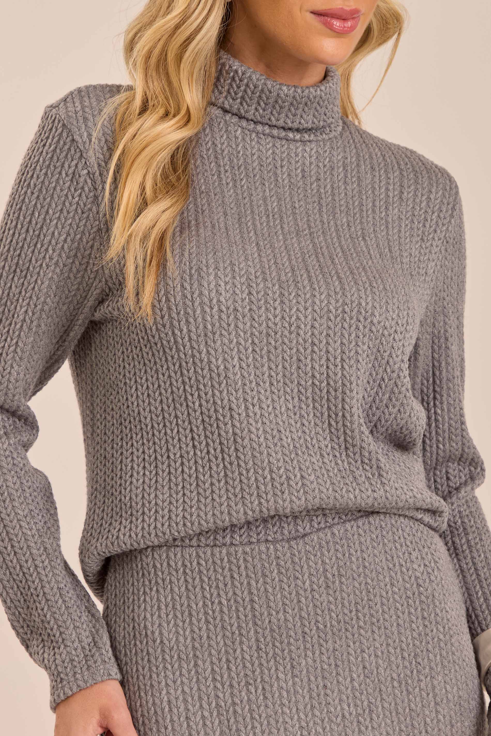 Suéter Cozy Winter em Tricot