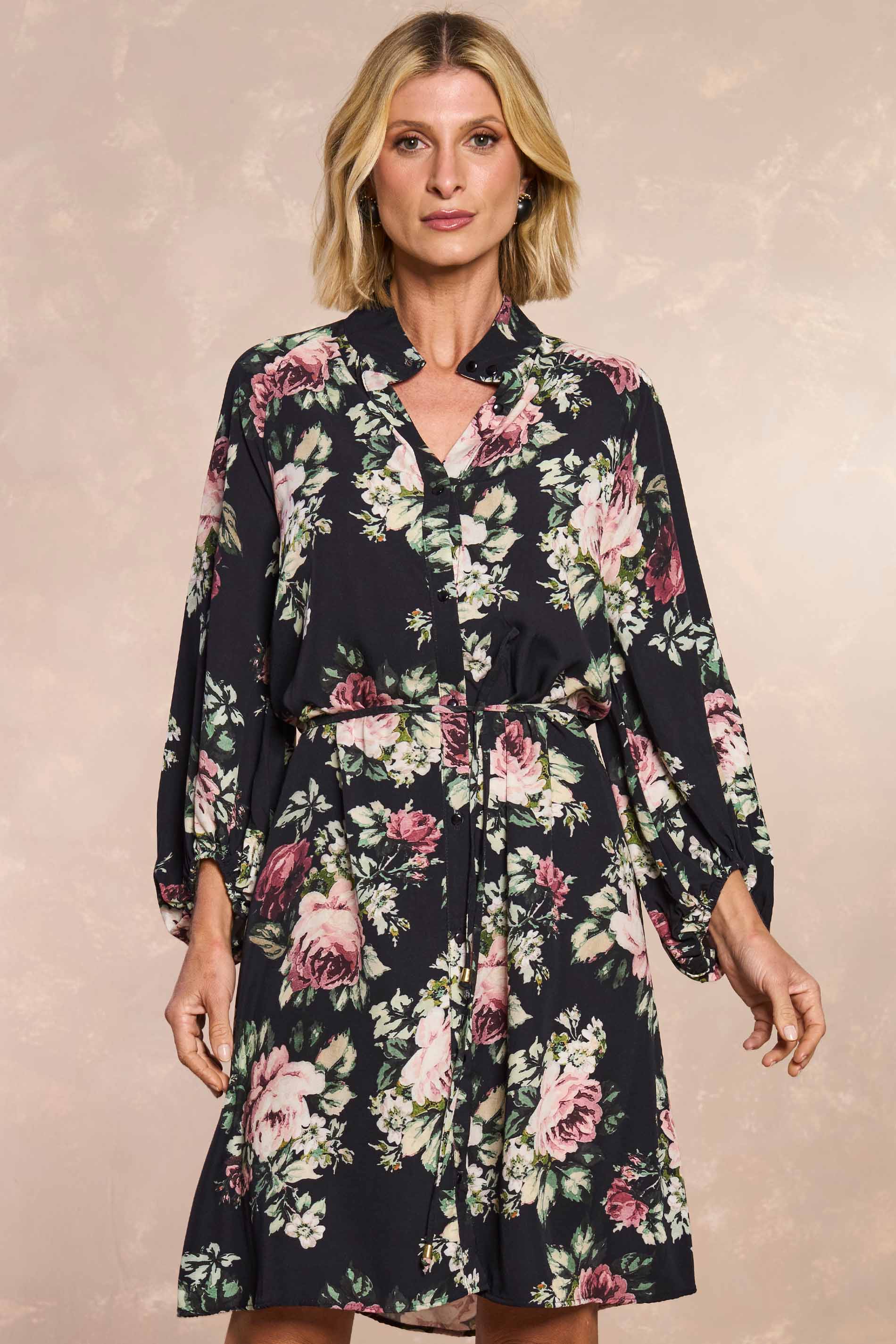 Vestido Curto Jardim Decor