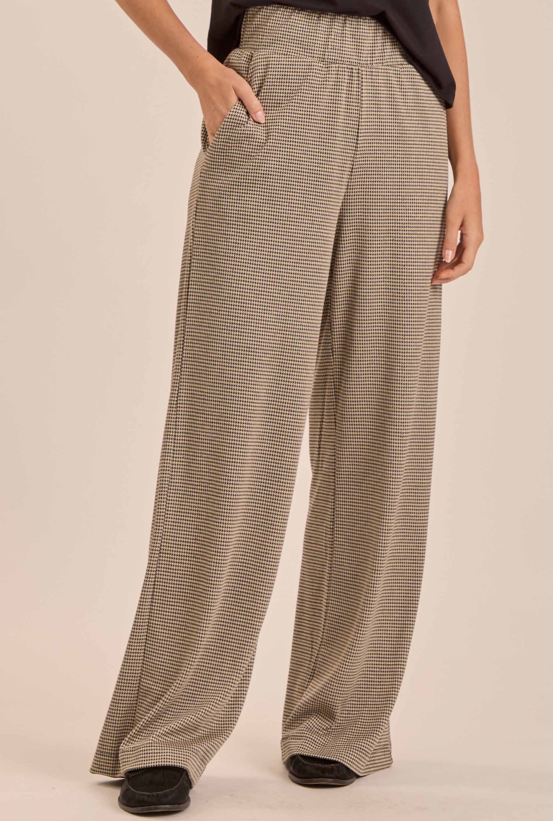 Calça Jardim Boho em Jacquard em Pied de Pool