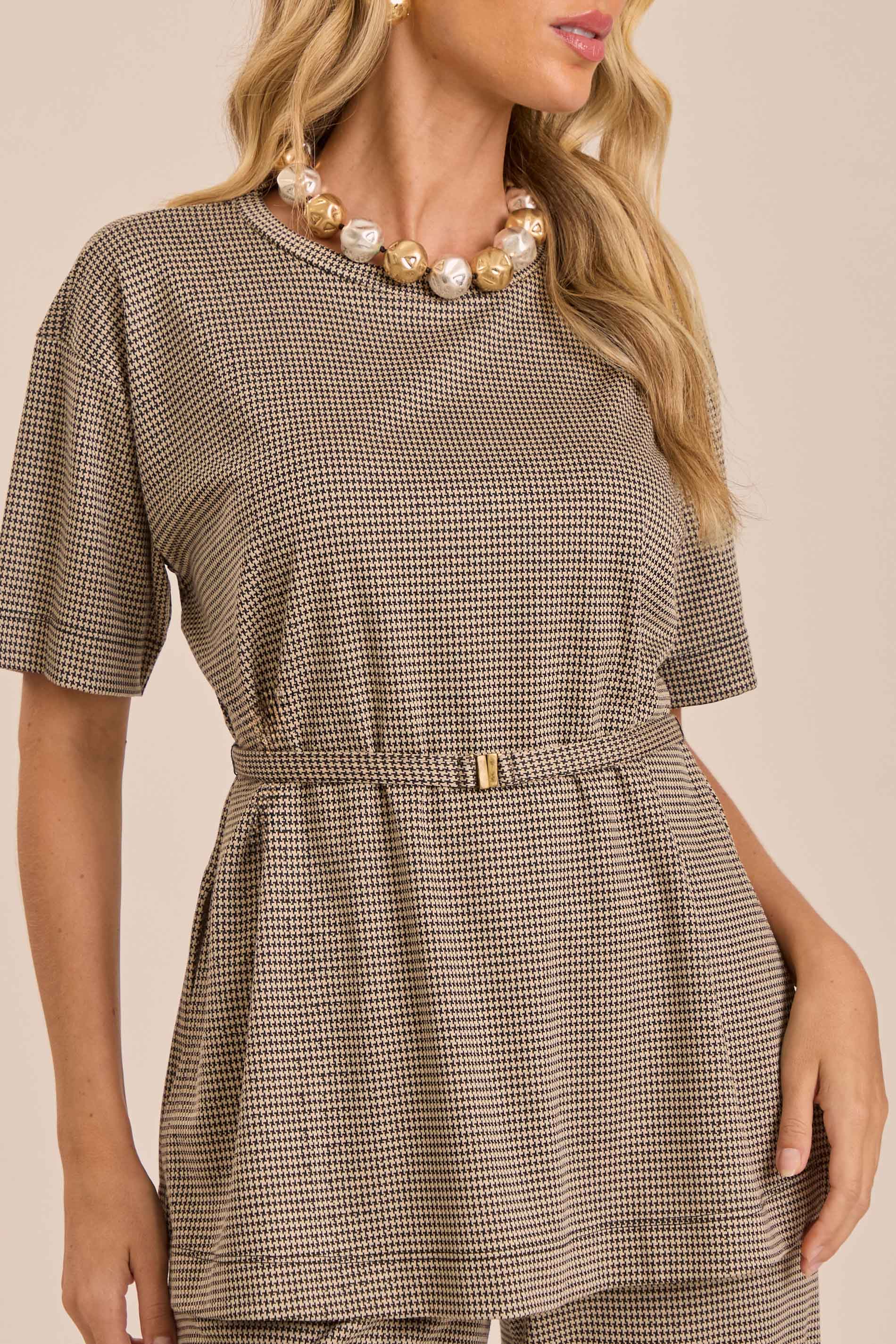 Blusa Jardim Boho em Jacquard Pied Pool