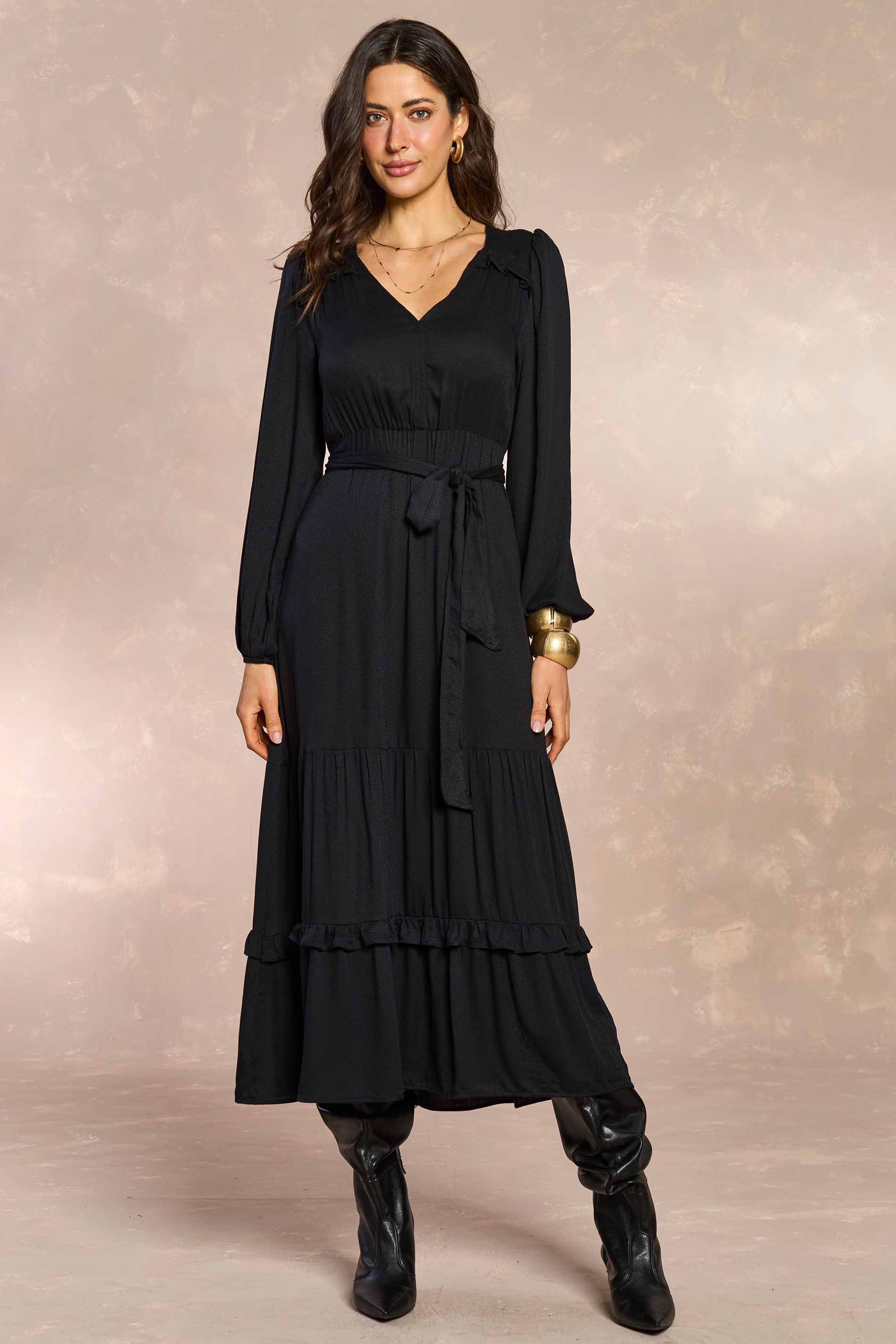 Vestido Longo Jardim Boho em Poá