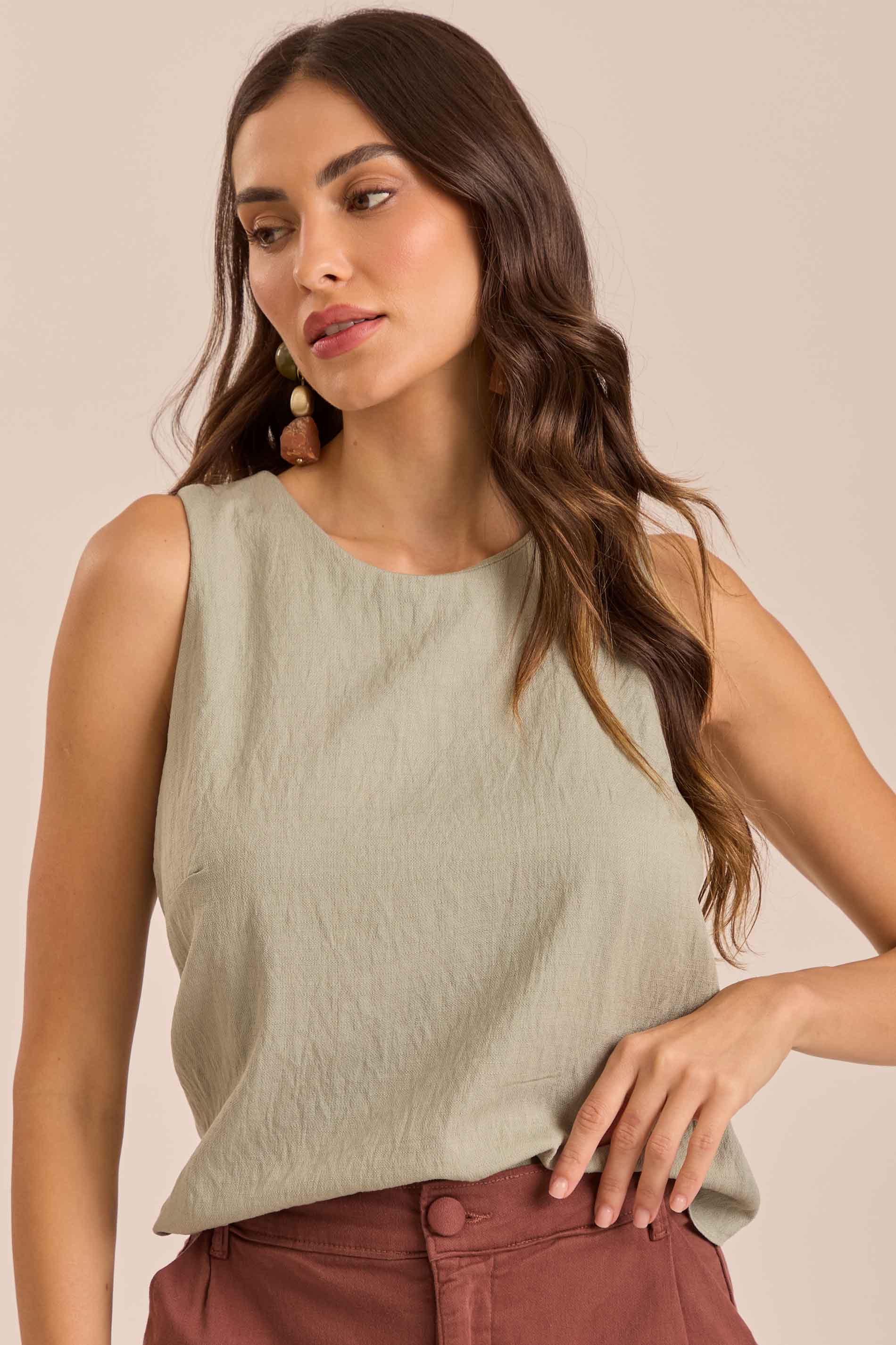 Blusa Soft Garden Plano com Tricot Flamê