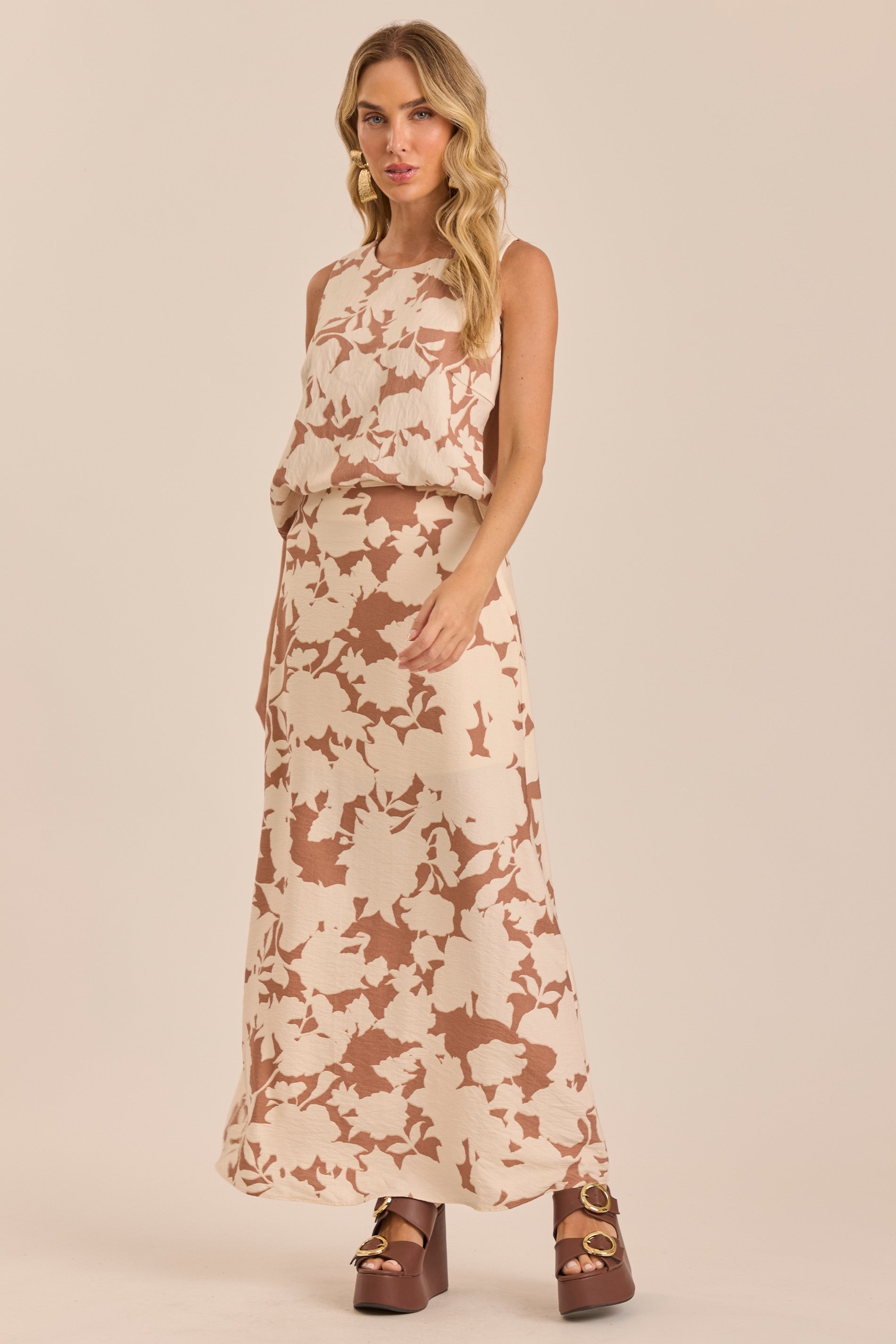 Blusa Soft Garden em Tricot Flamê