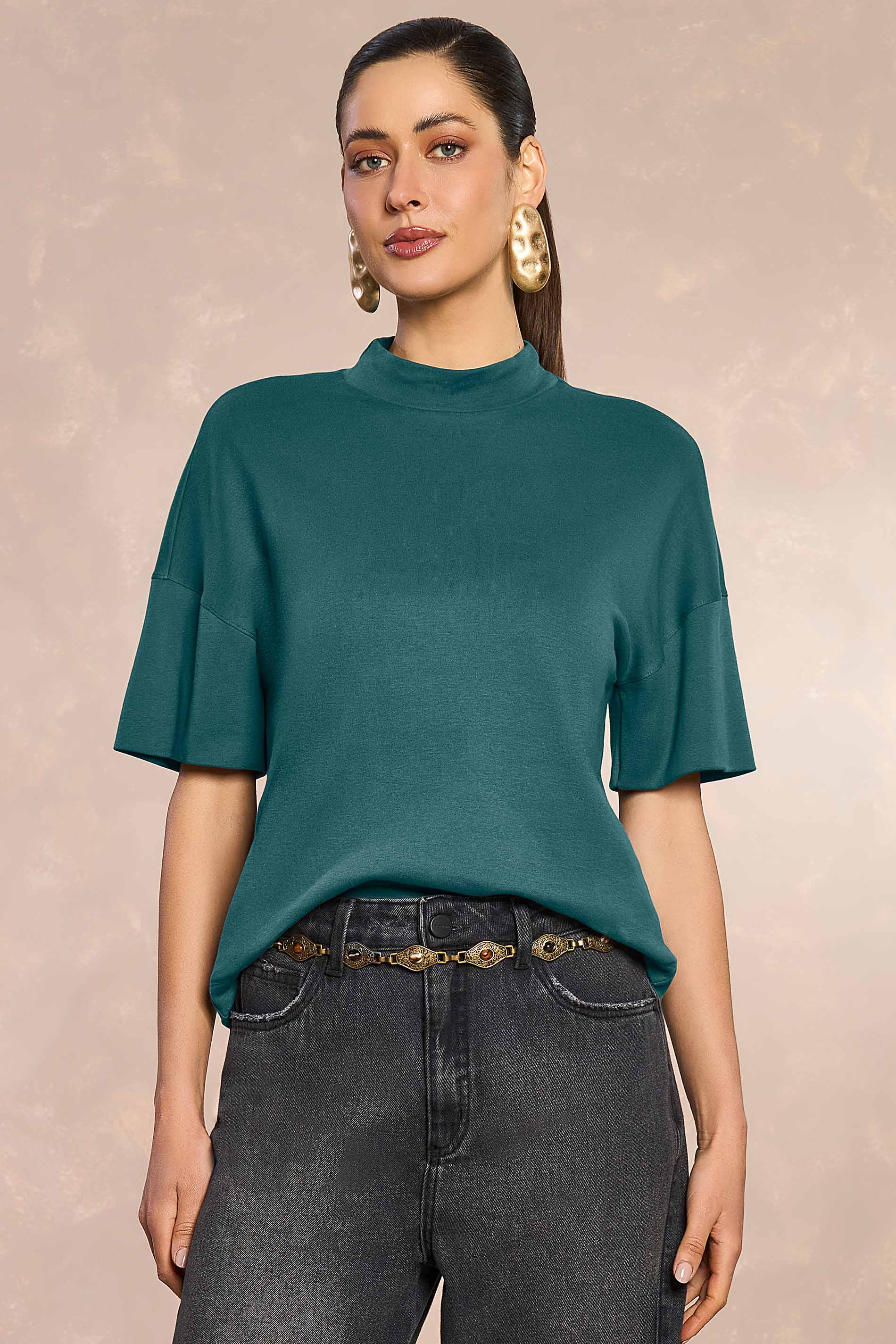 T-shirt Urban Desire em Suedine