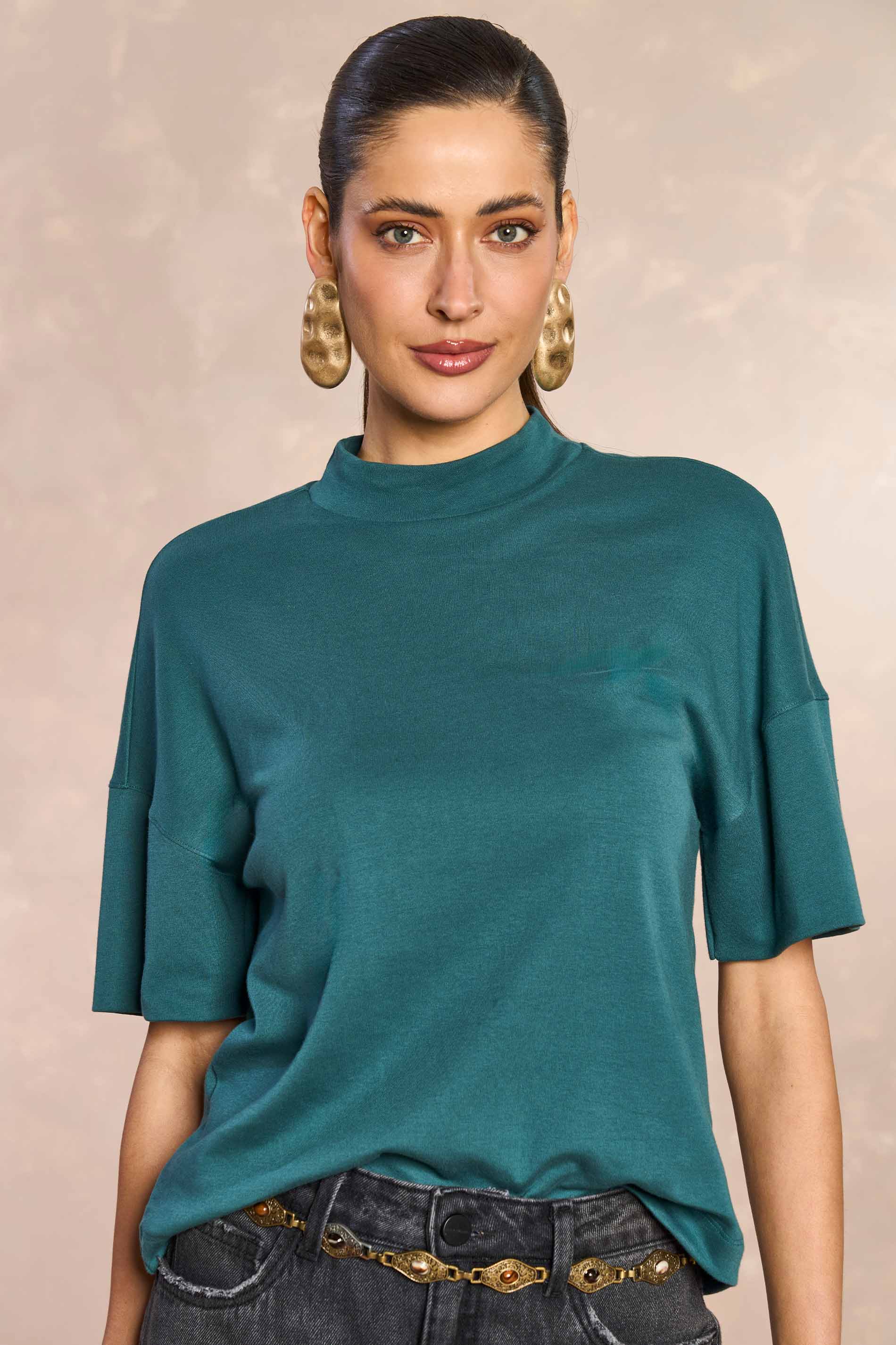 T-shirt Urban Desire em Suedine