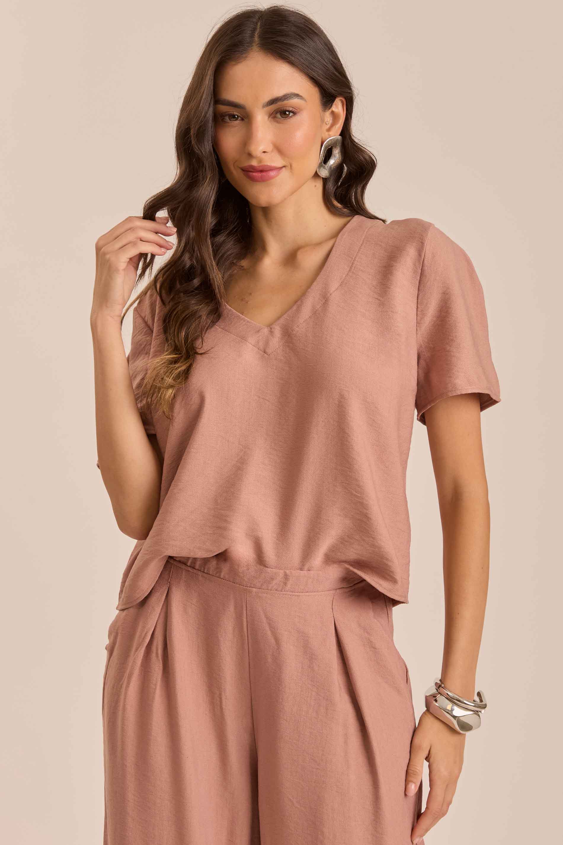 Blusa Soft Garden em Viscoflow