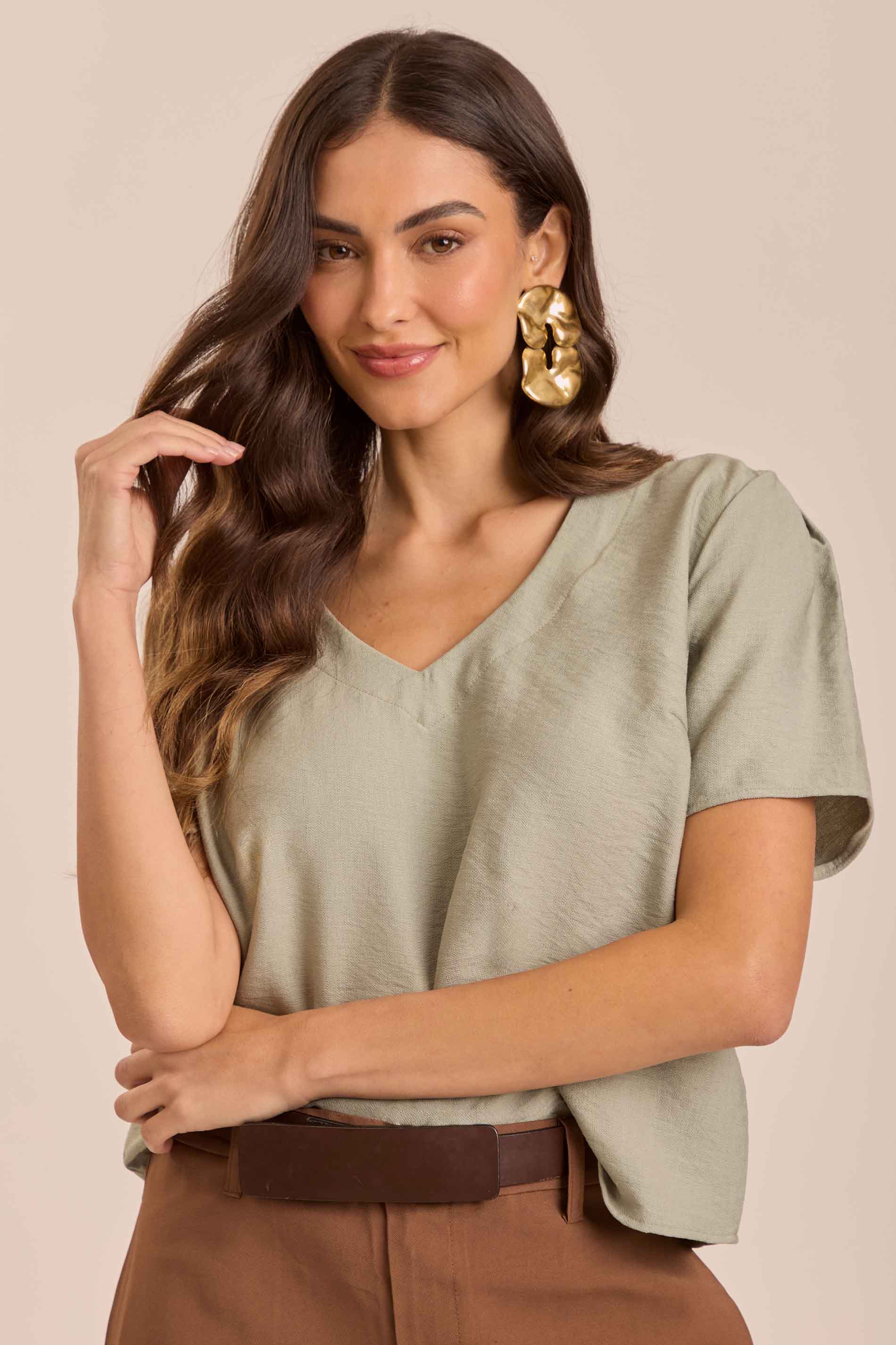 Blusa Soft Garden em Viscoflow