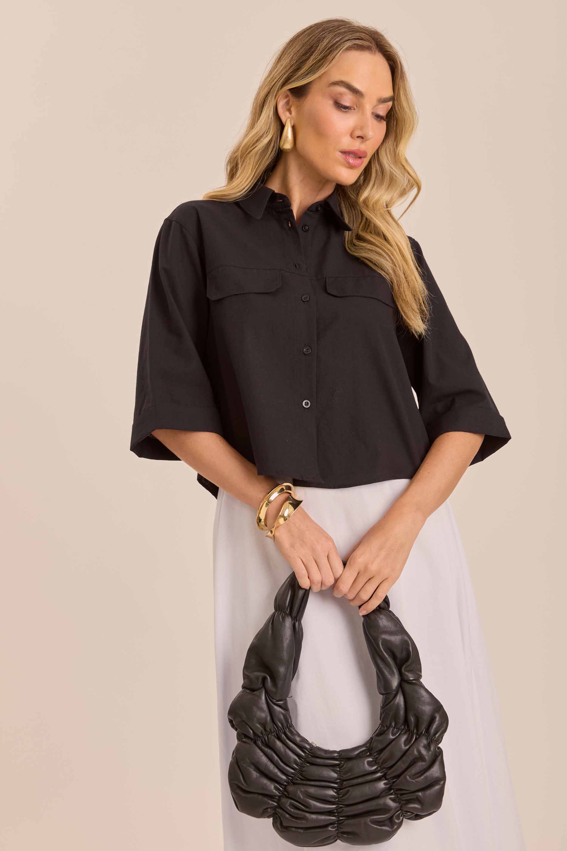 Camisa Manga Curta Cozy Winter