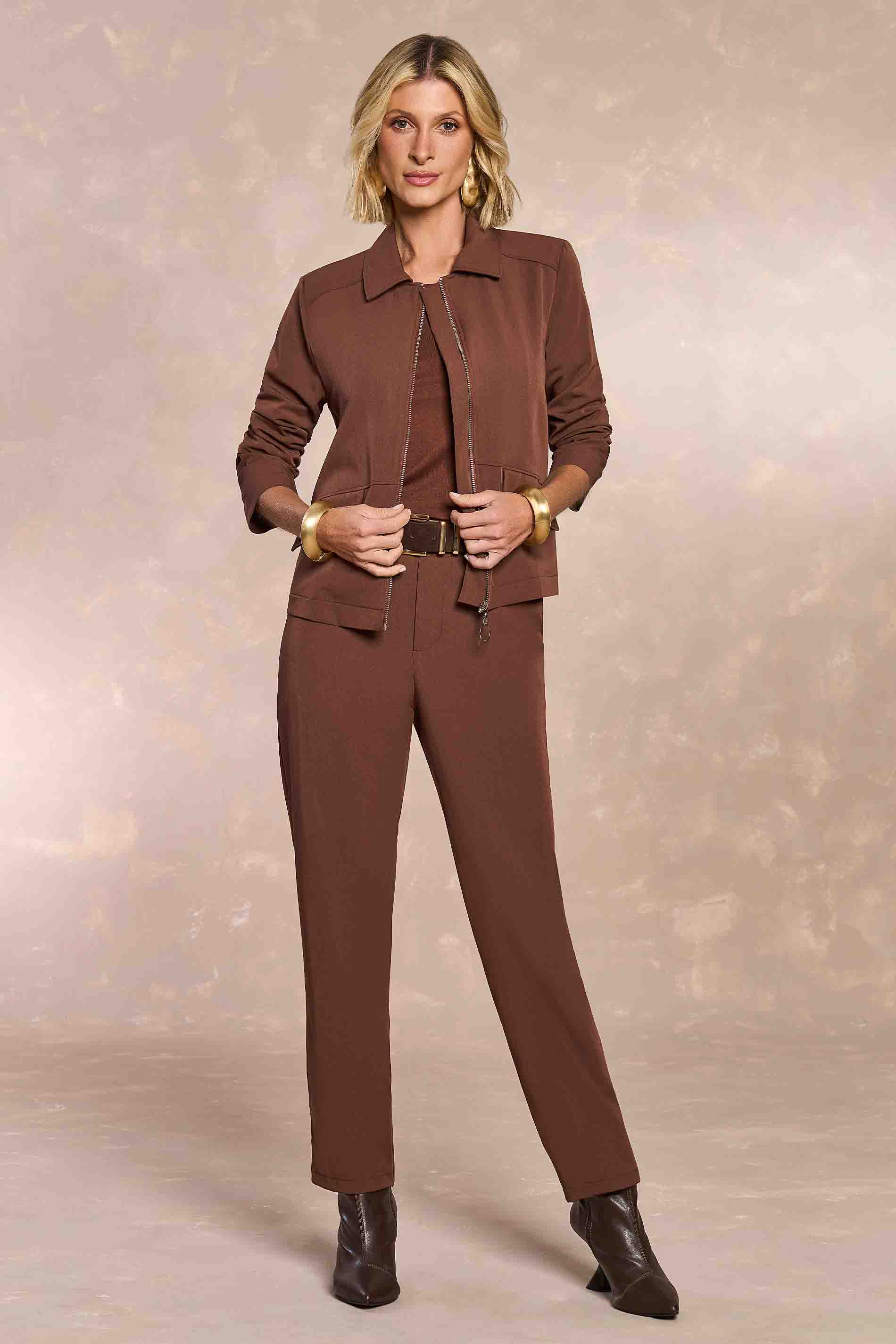 Jaqueta Jardim Boho em Alfaiataria