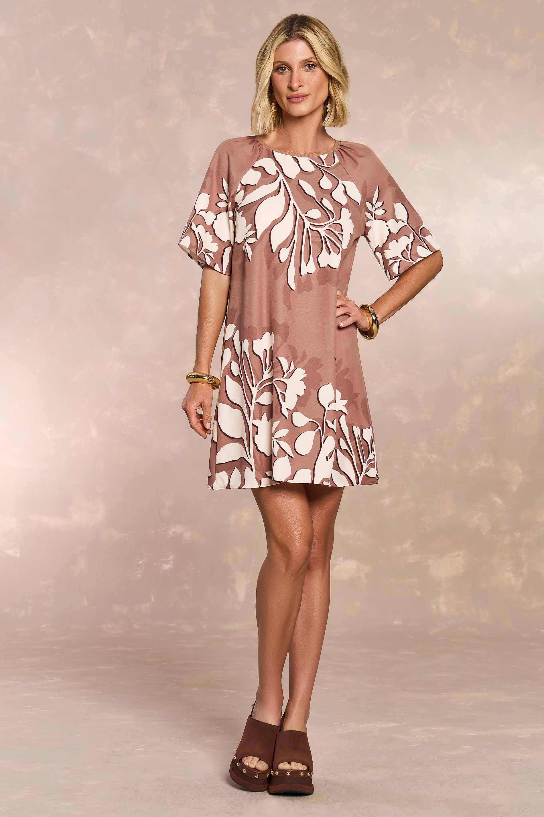 Vestido Curto Soft Garden