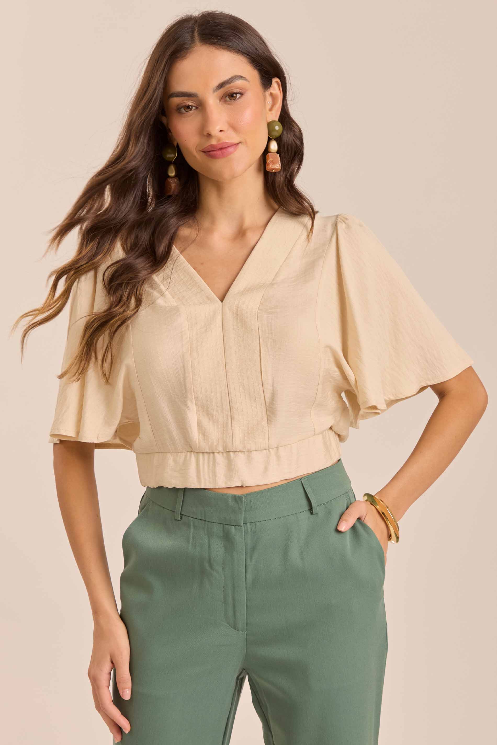 Blusa Aquarela Rose em Viscose