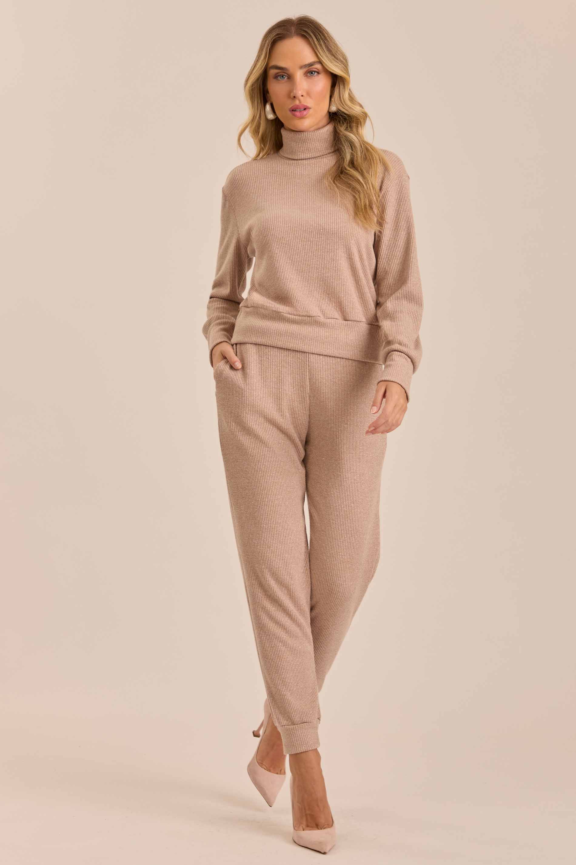 Blusão Cozy Whinter em Tricot