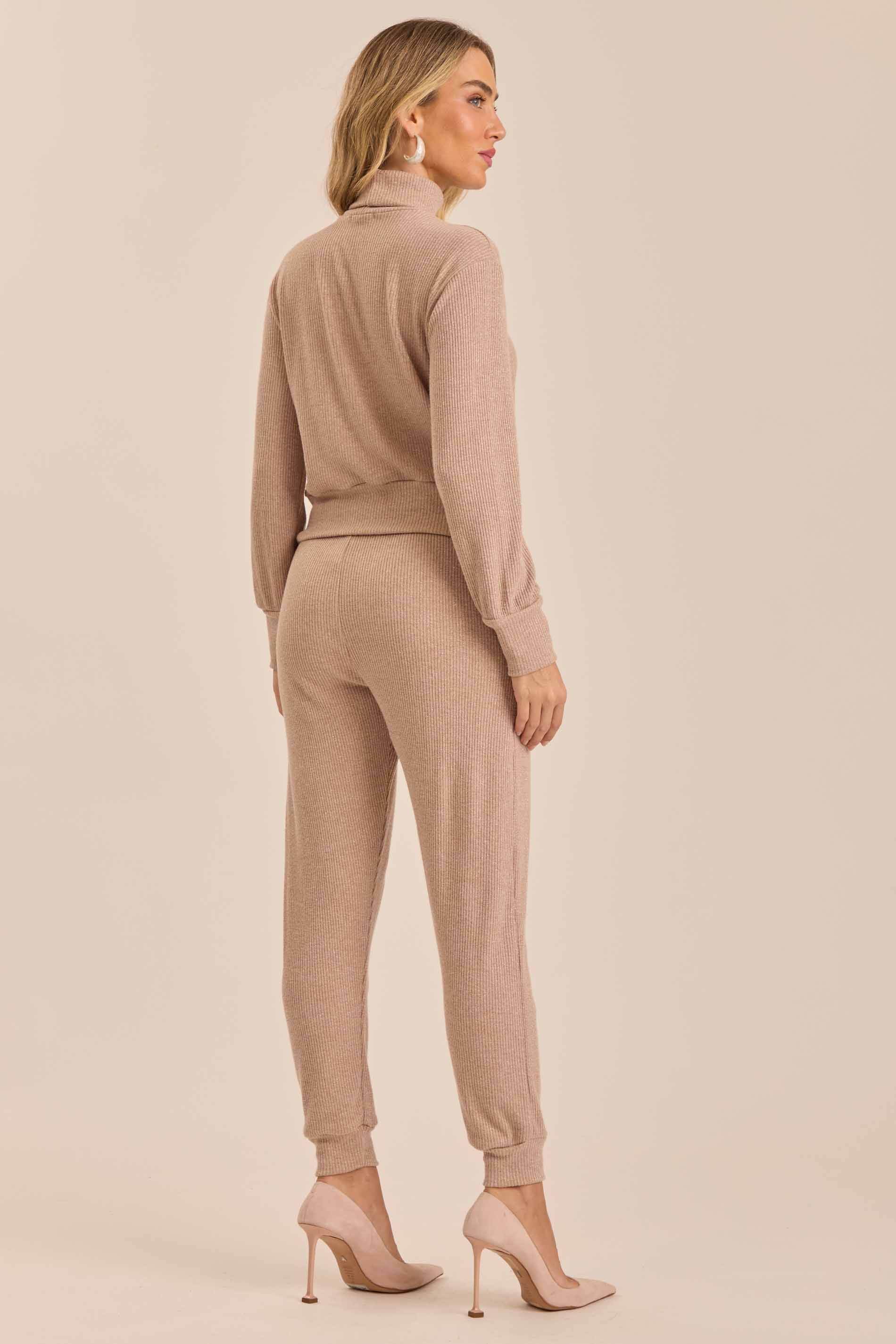 Calça Jogger Cozy Whinter em Tricot