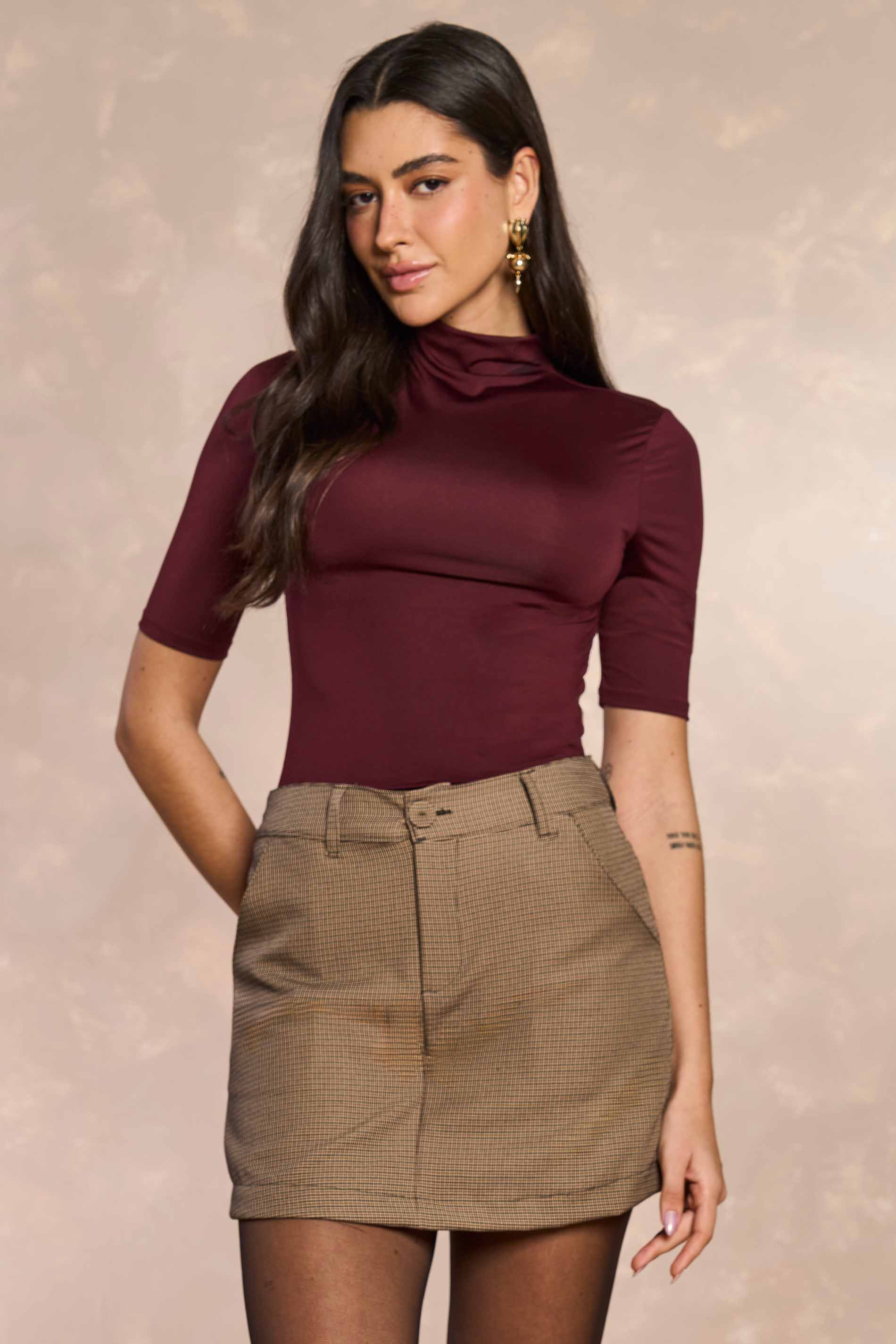Shorts-Saia Cozy Whinter Xadrez