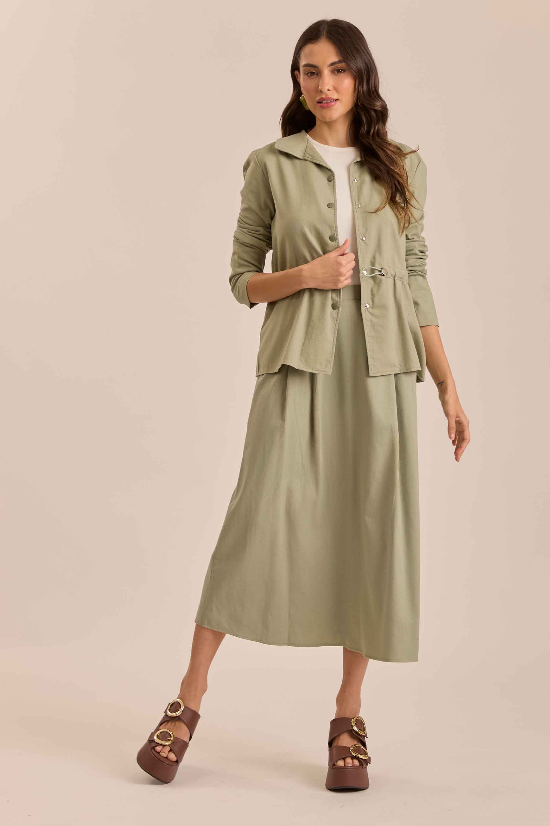 Jaqueta Soft Garden em Linho