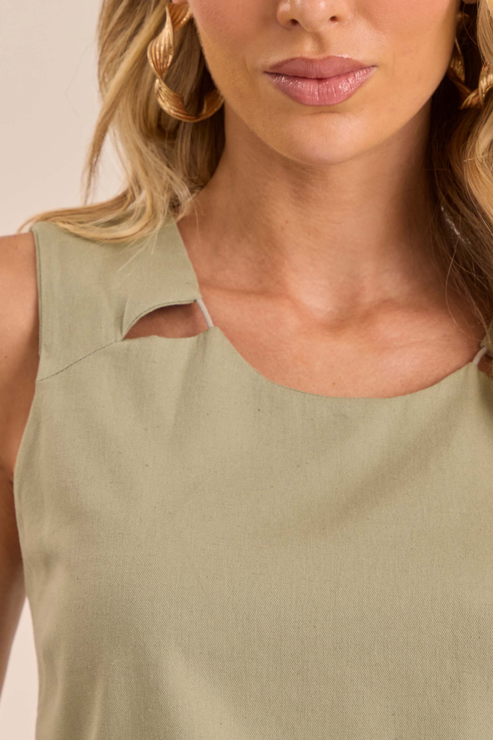 Blusa Soft Garden em Linho