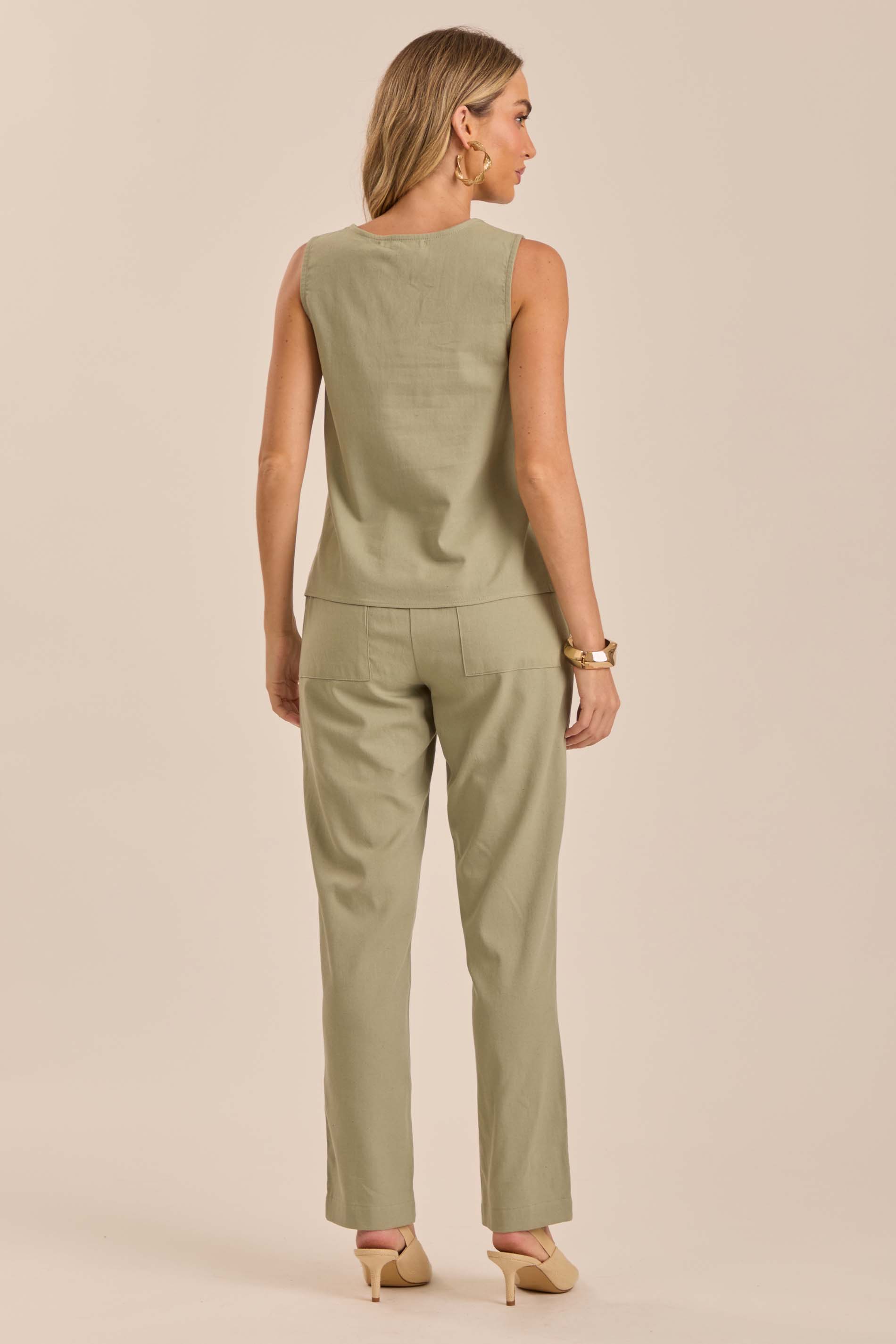 Blusa Soft Garden em Linho