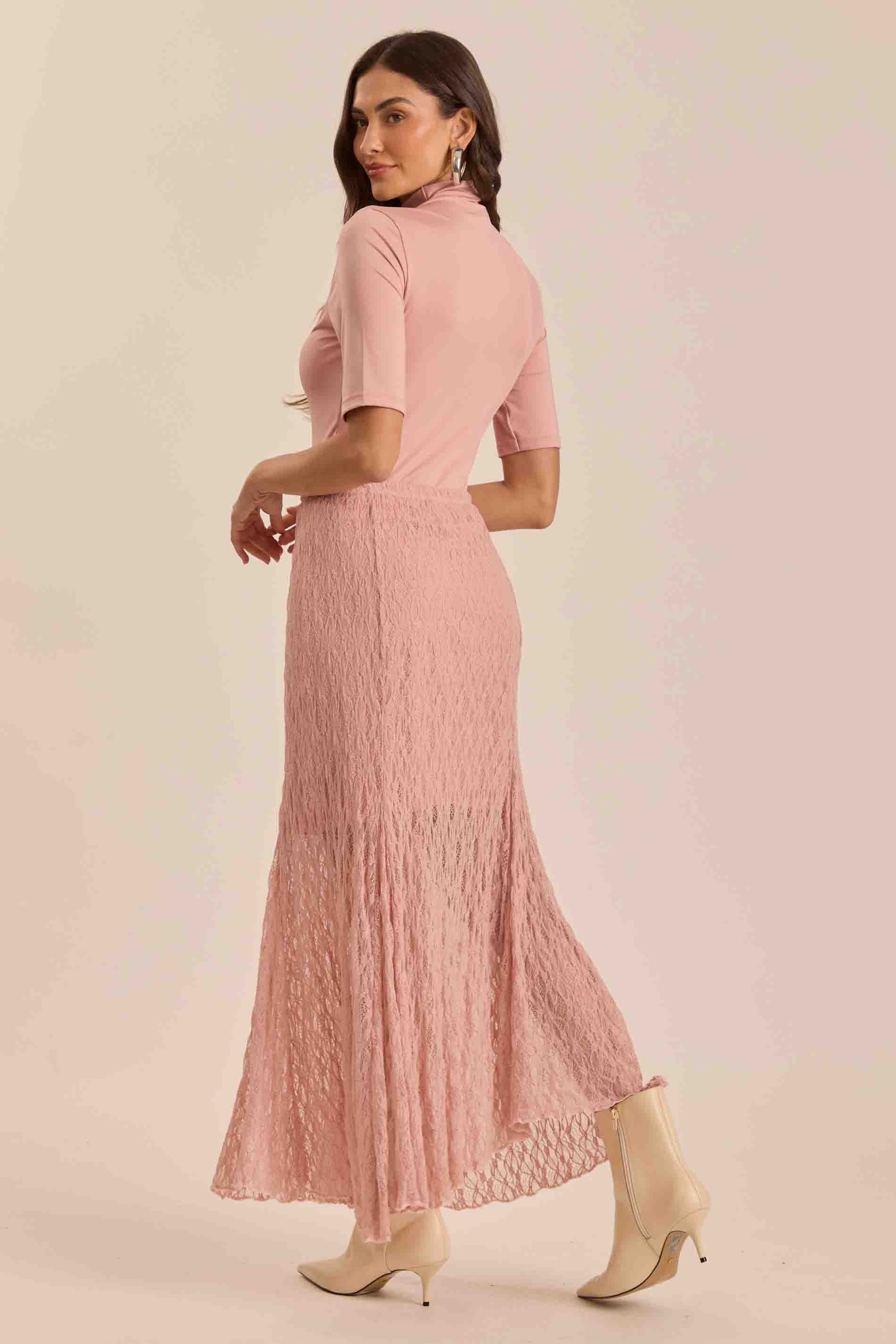 Saia Longa Tropical Garden em Renda