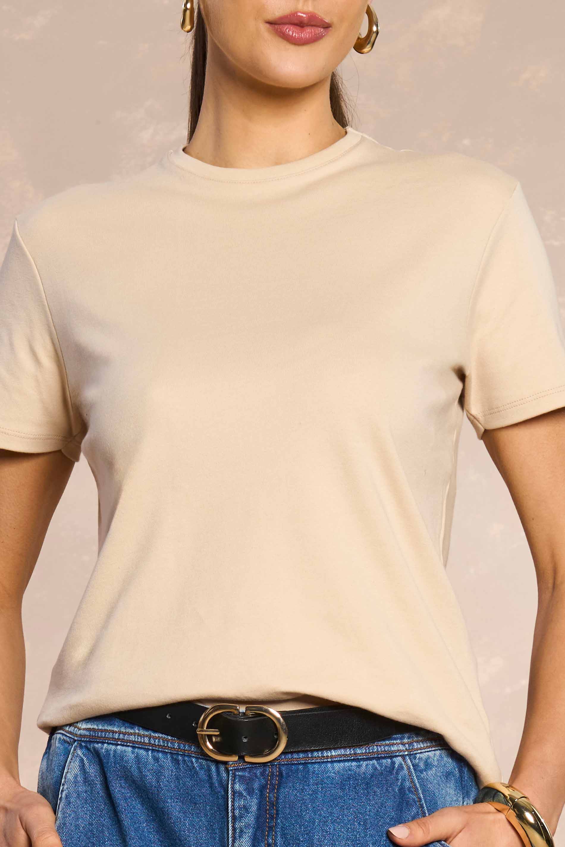 T-shirt em Malha Suedine Premium