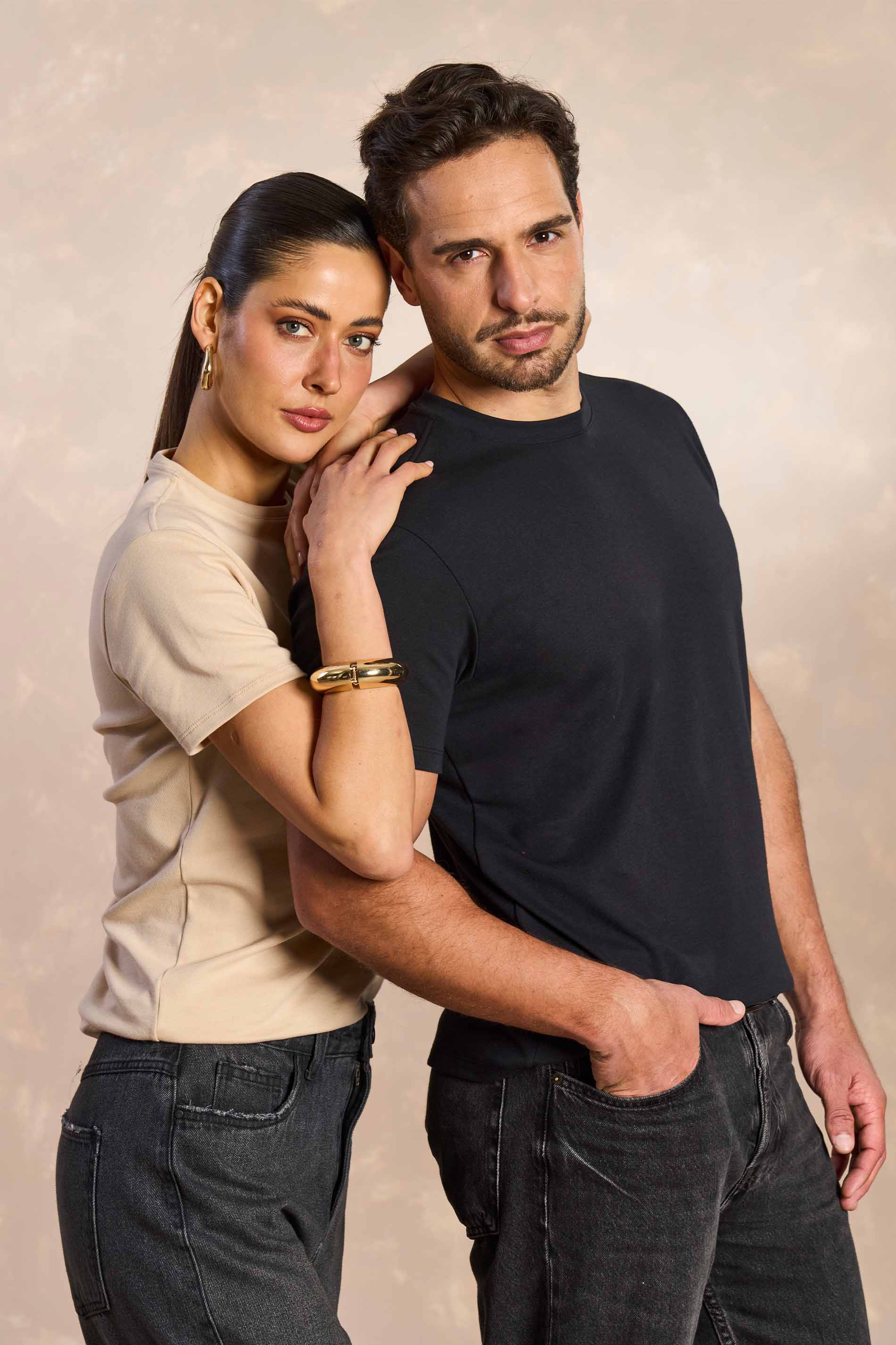 T-shirt Masculina em Malha Suedine Premium