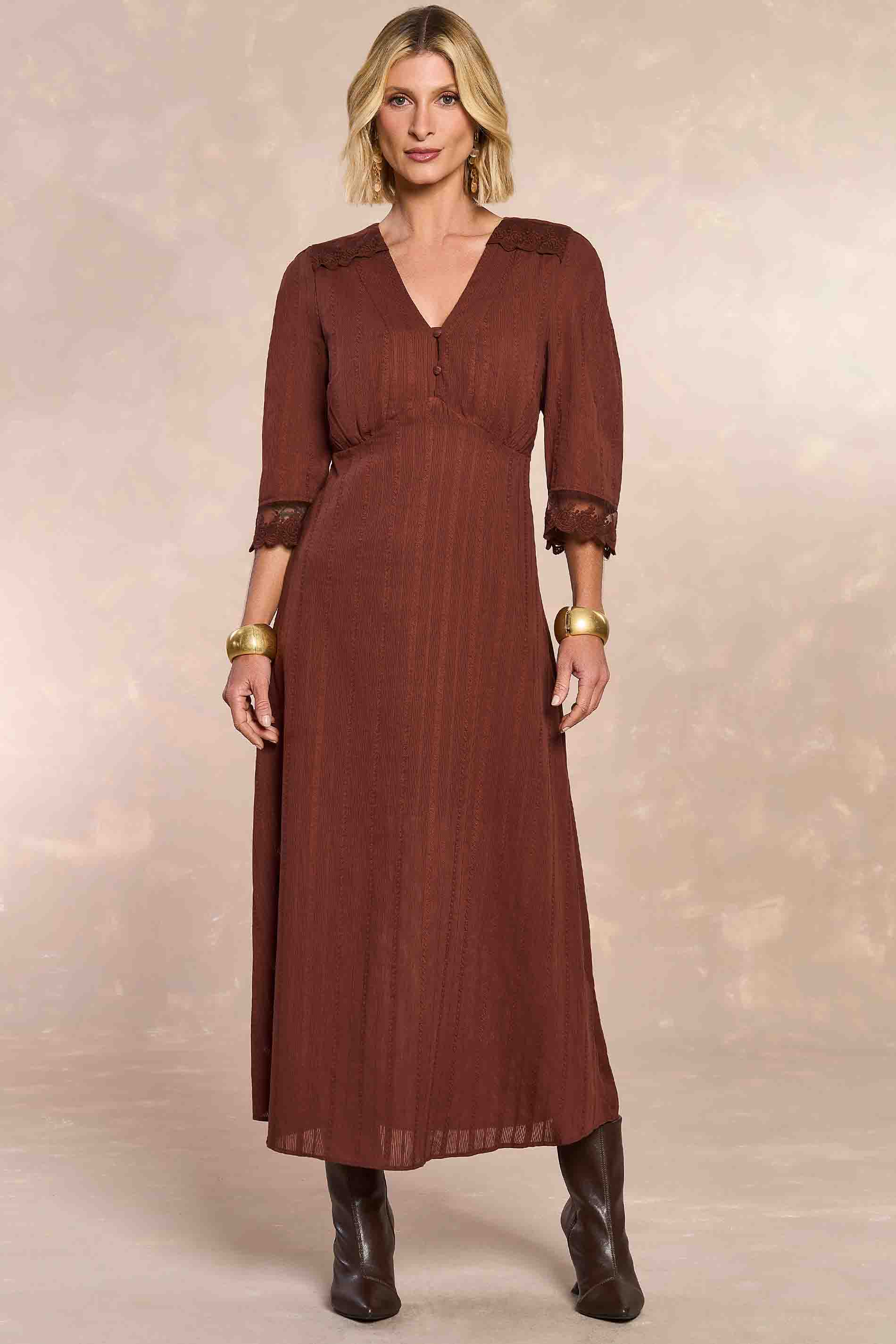 Vestido Longo Jardim Boho