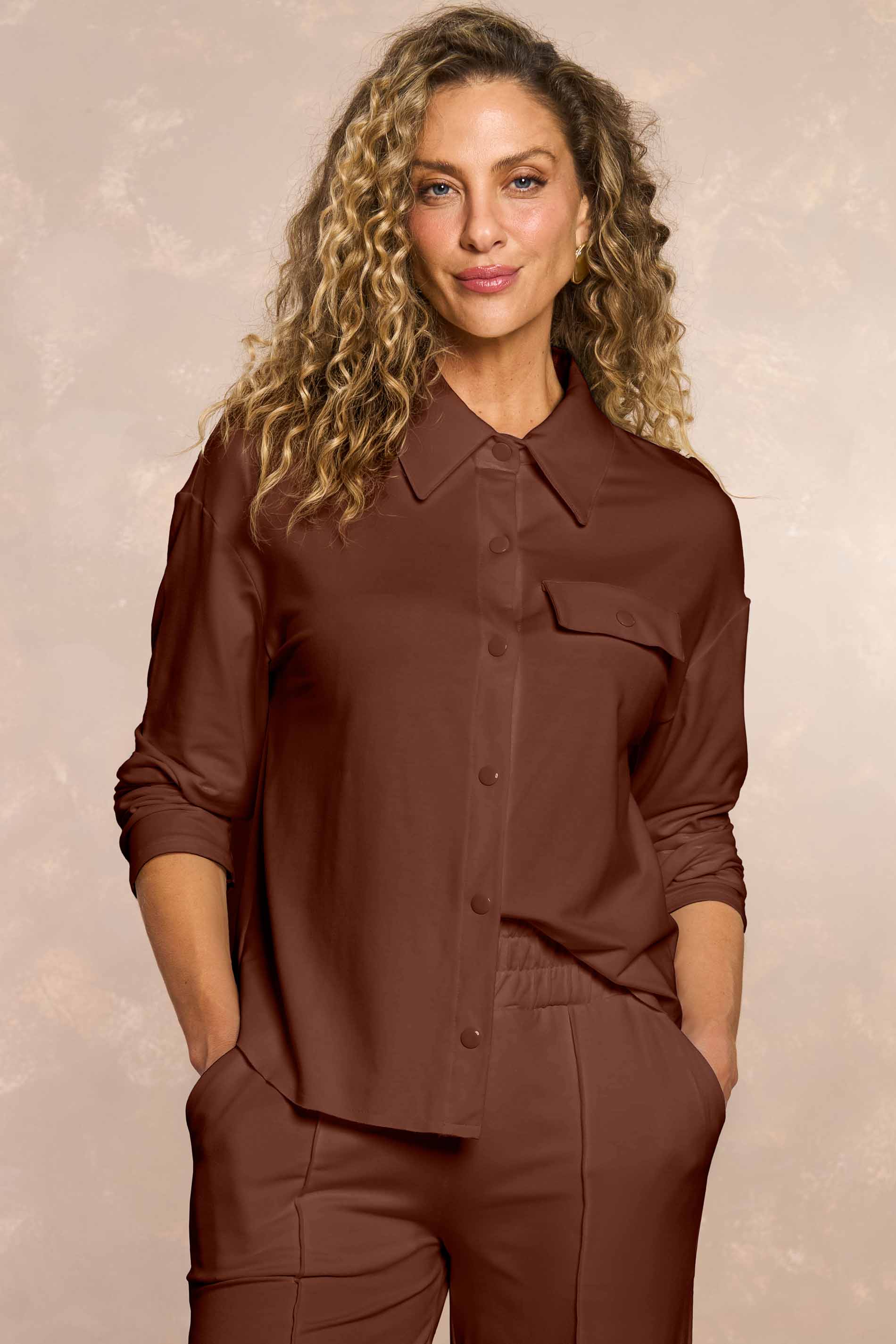 Camisa Jardim Decor em Moletinho