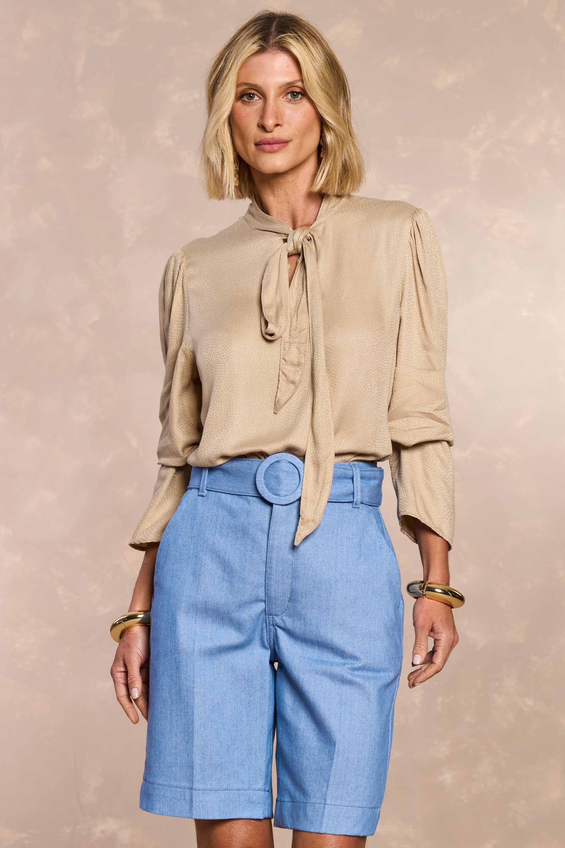 Blusa Ethnic Blur em Poá